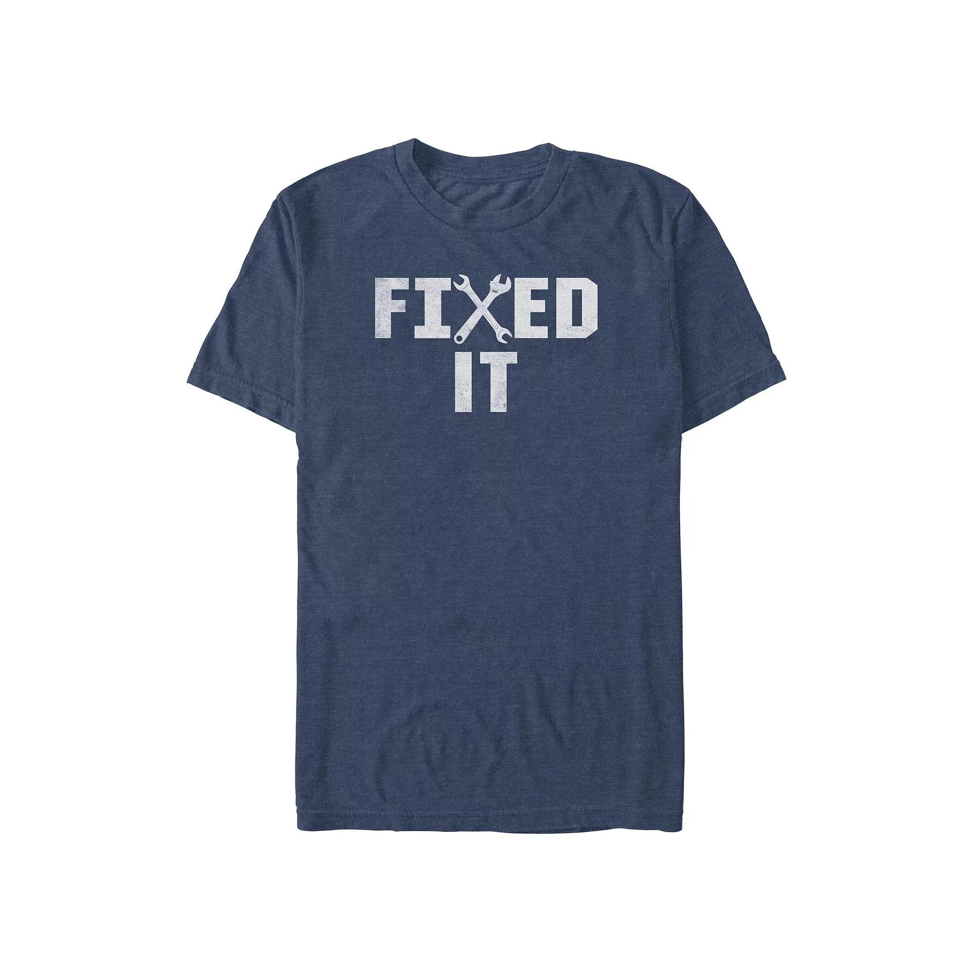 Big & Tall Fixed It Graphic Tee, Men's,  Product Image