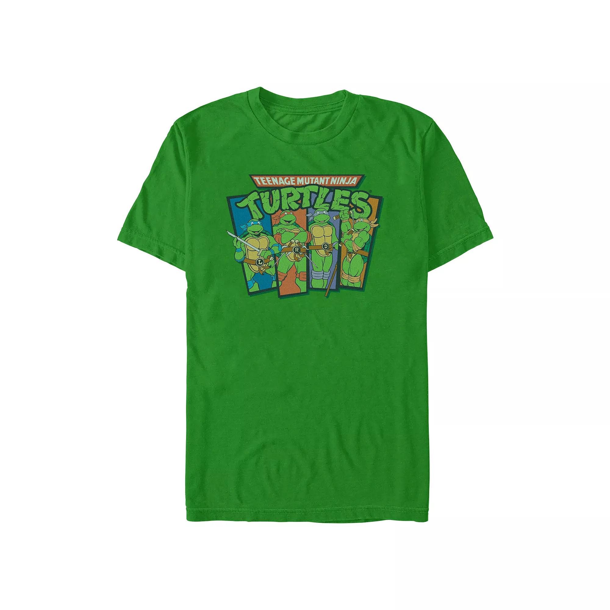 Men's Teenage Mutant Ninja Turtles Retro Bros Graphic Tee,  Product Image