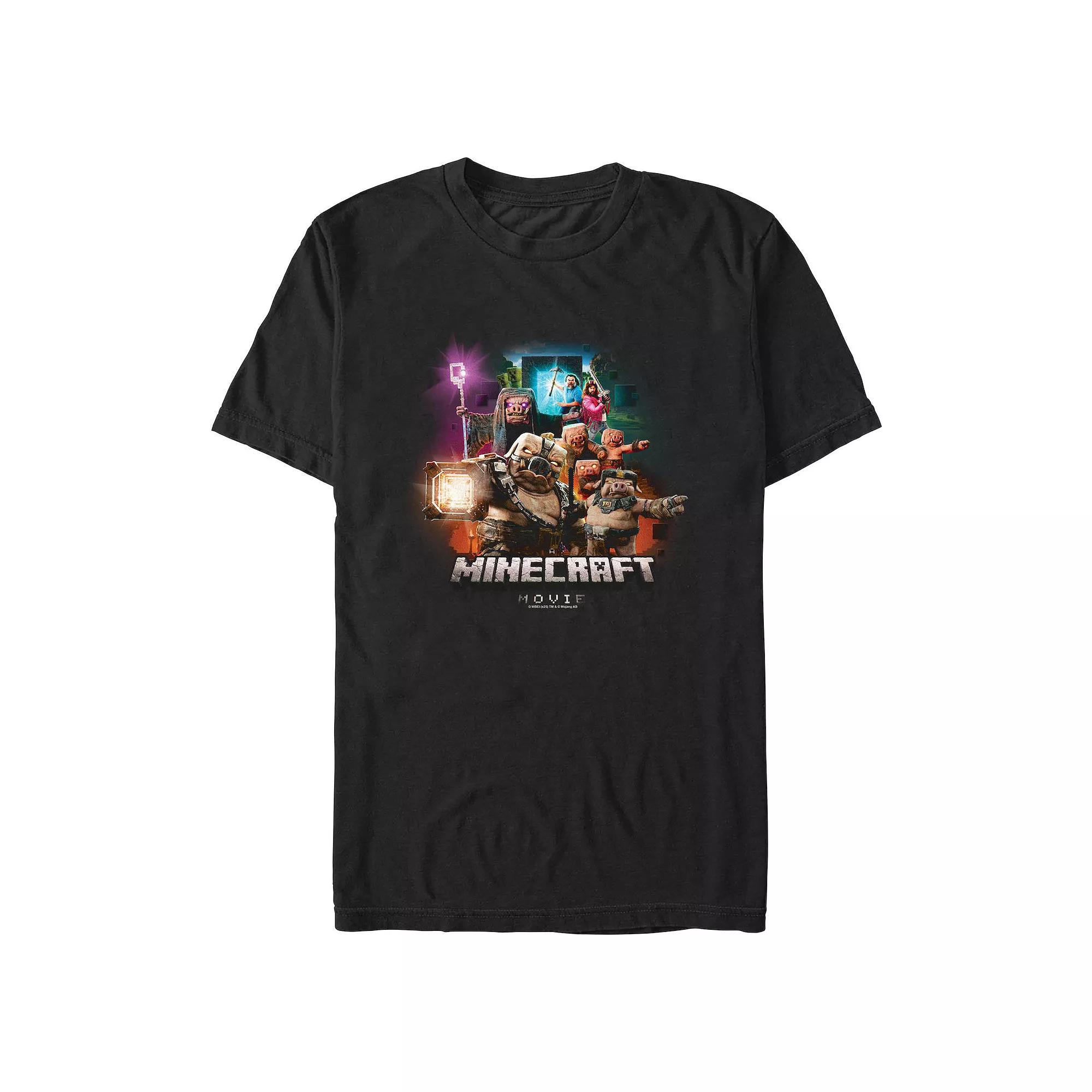 Big & Tall Minecraft Movie Piglings Mob Graphic Tee, Men's,  Product Image