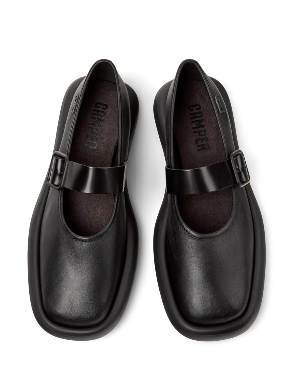 leather ballerina shoes Product Image