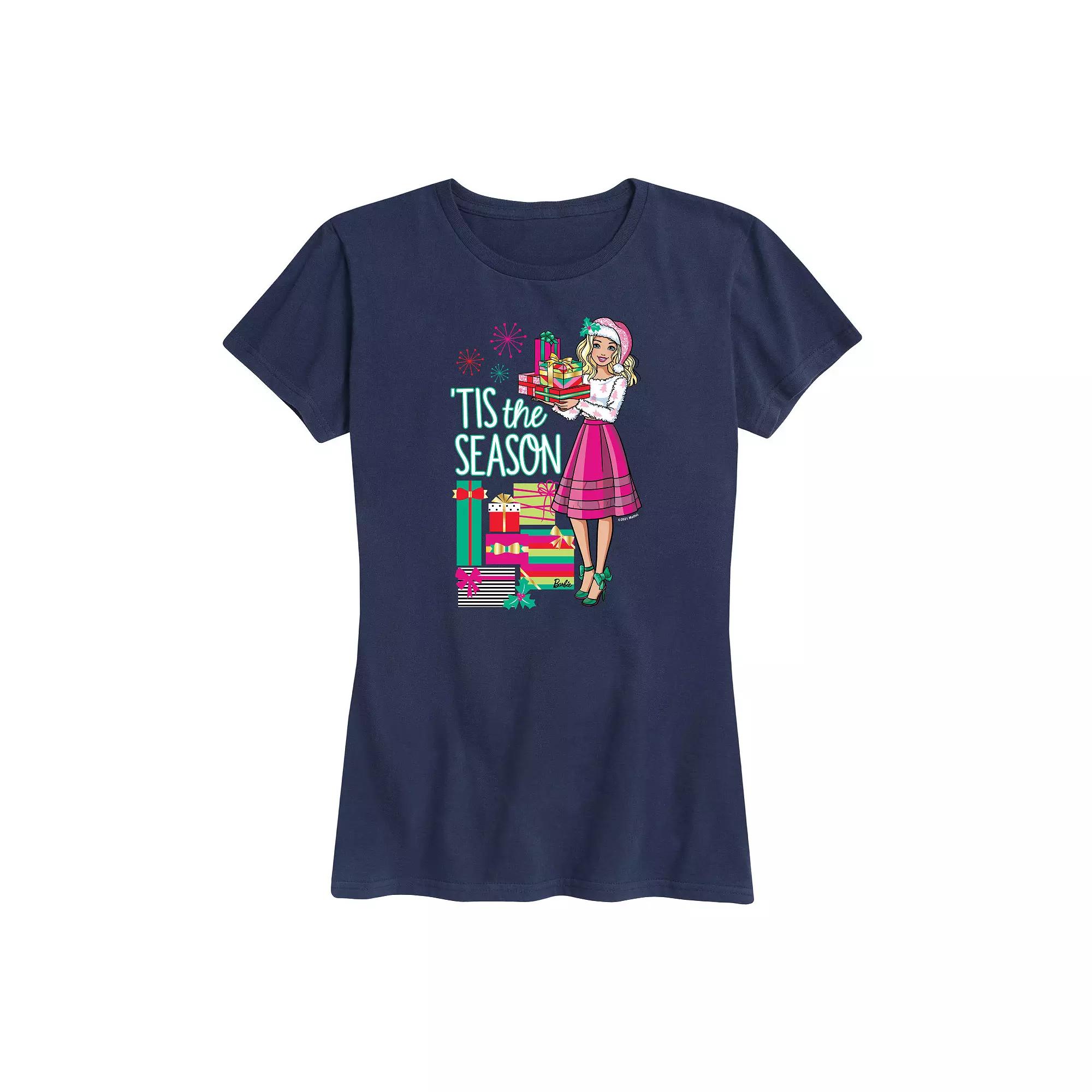 Women's Barbie® 'Tis The Season Graphic Tee, Girl's,  Product Image