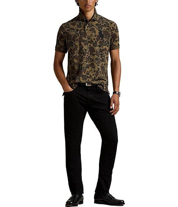 Polo Ralph Lauren Big Pony Camo-Print Mesh Short Sleeve Polo Shirt Product Image