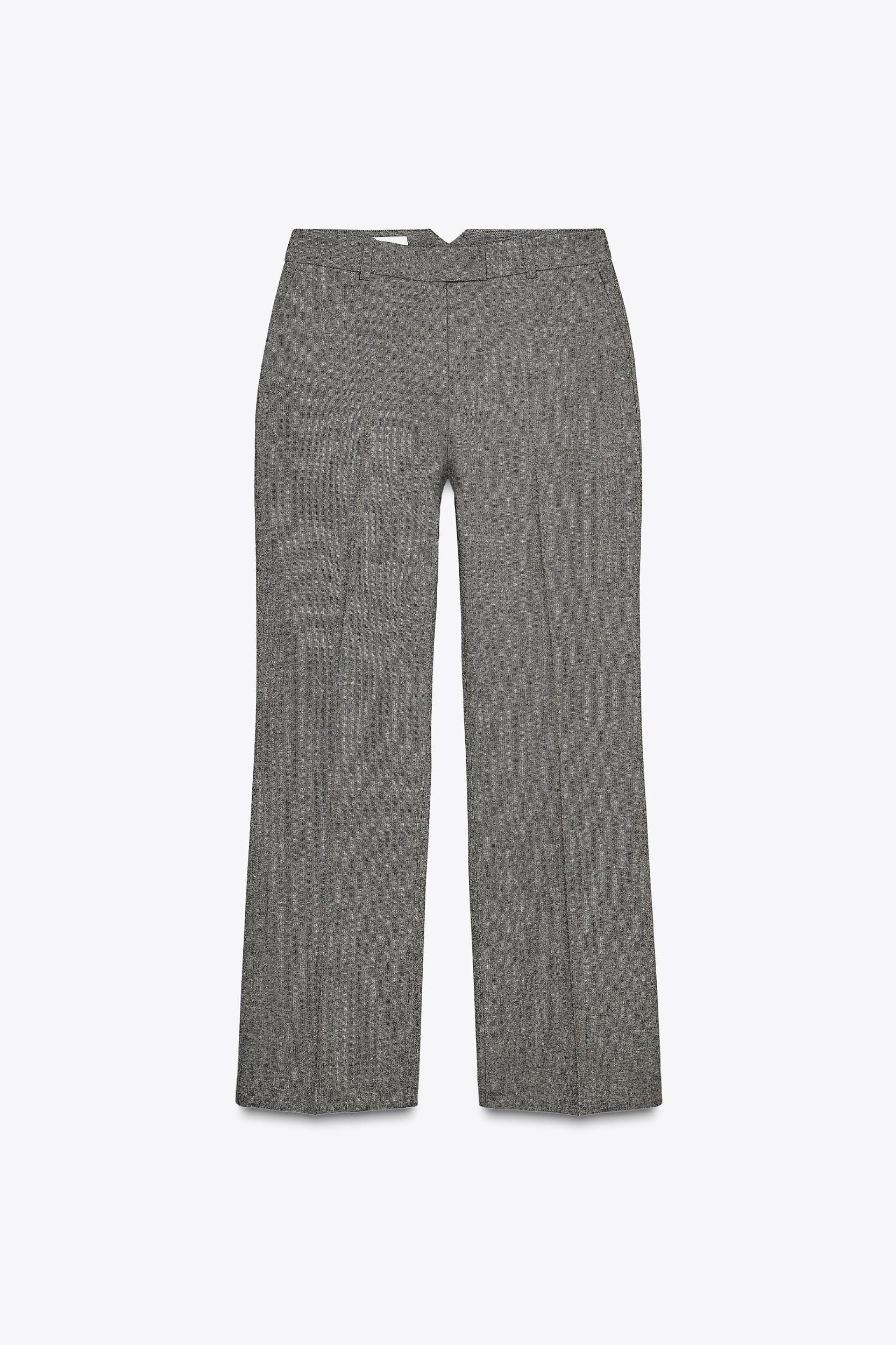 HEATHERED STRAIGHT LEG PANTS Product Image