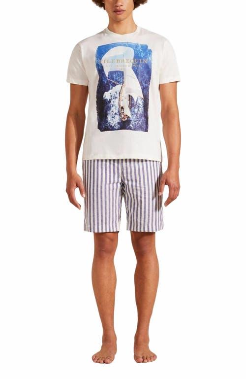 Vilebrequin Men's Sailing Boat From The Sky Cotton T-Shirt Product Image