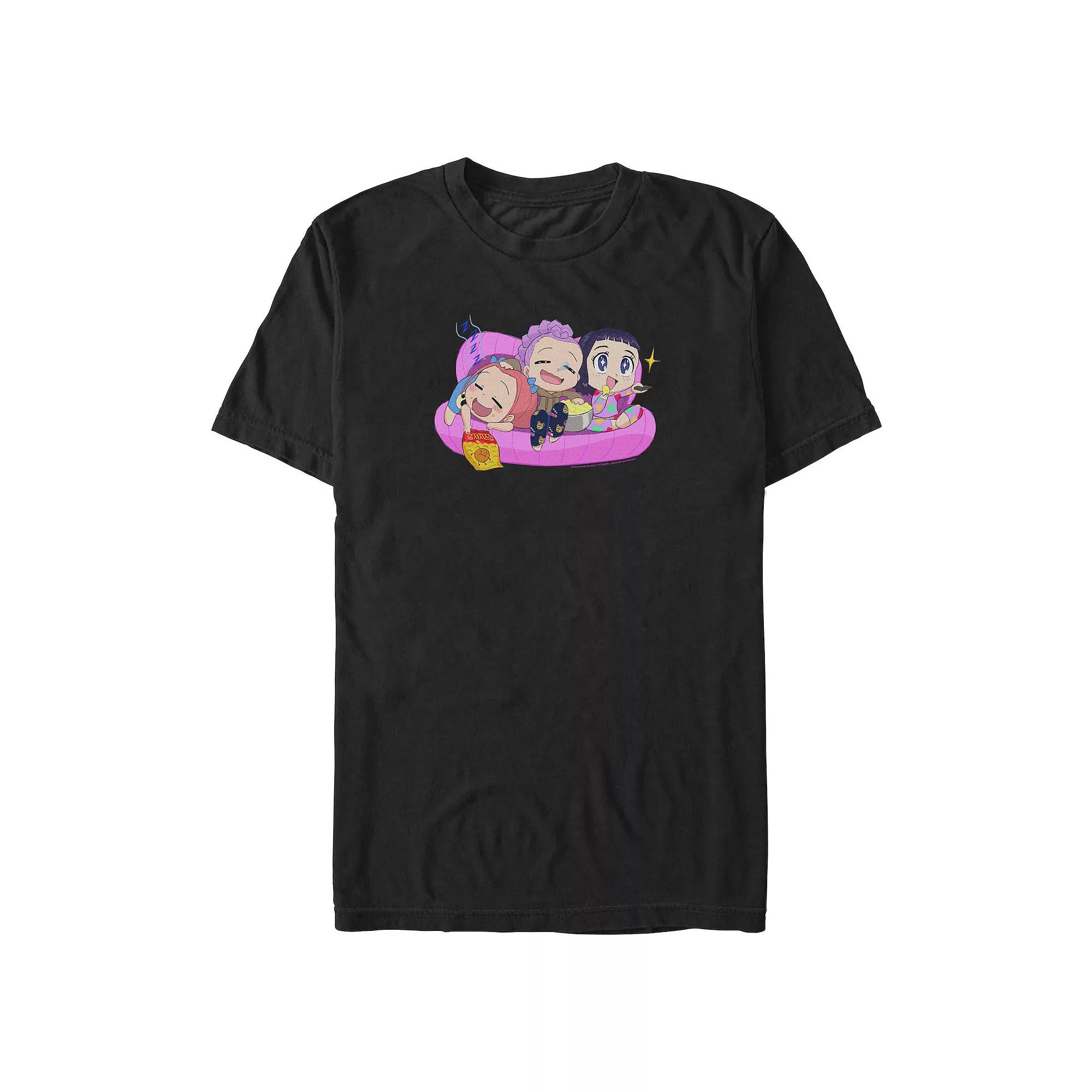 Big & Tall KPop Demon Hunters Cutie Group Graphic Tee, Men's,  Product Image