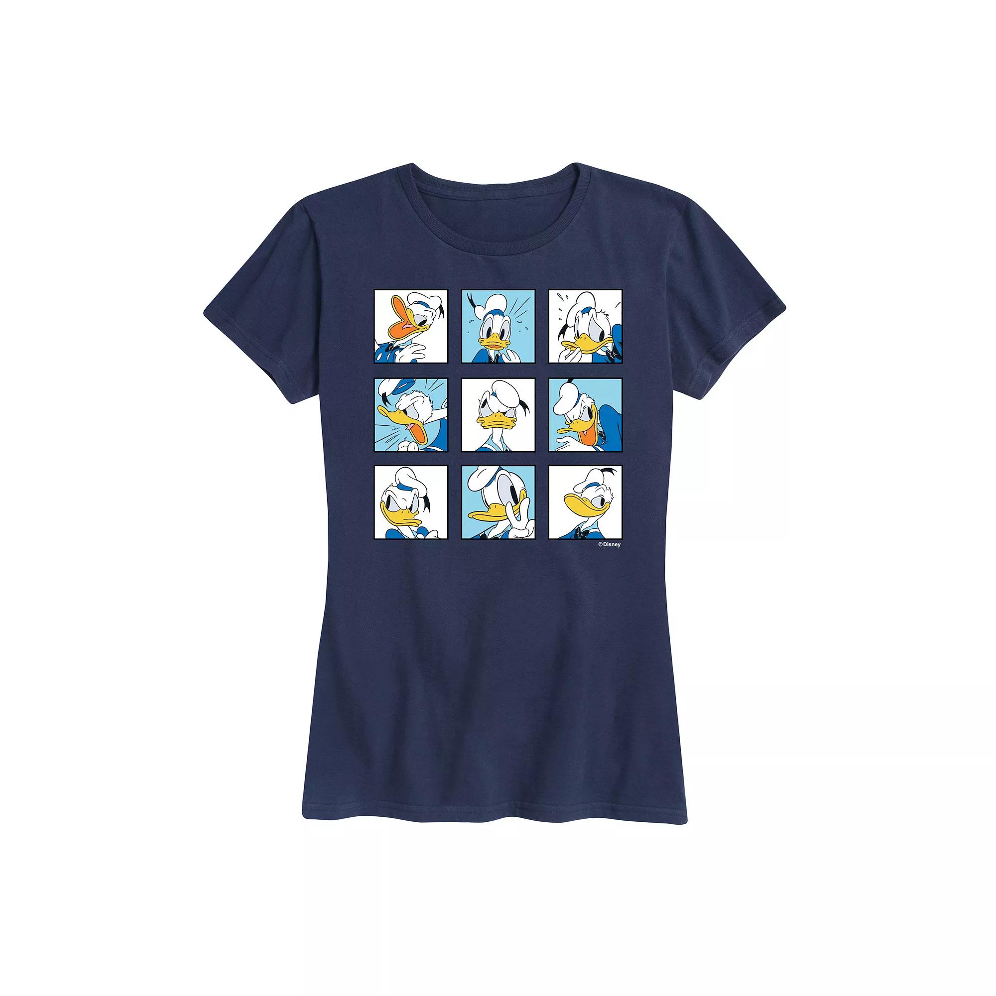 Disney's Donald Duck Women's Grid Graphic Tee,  Product Image