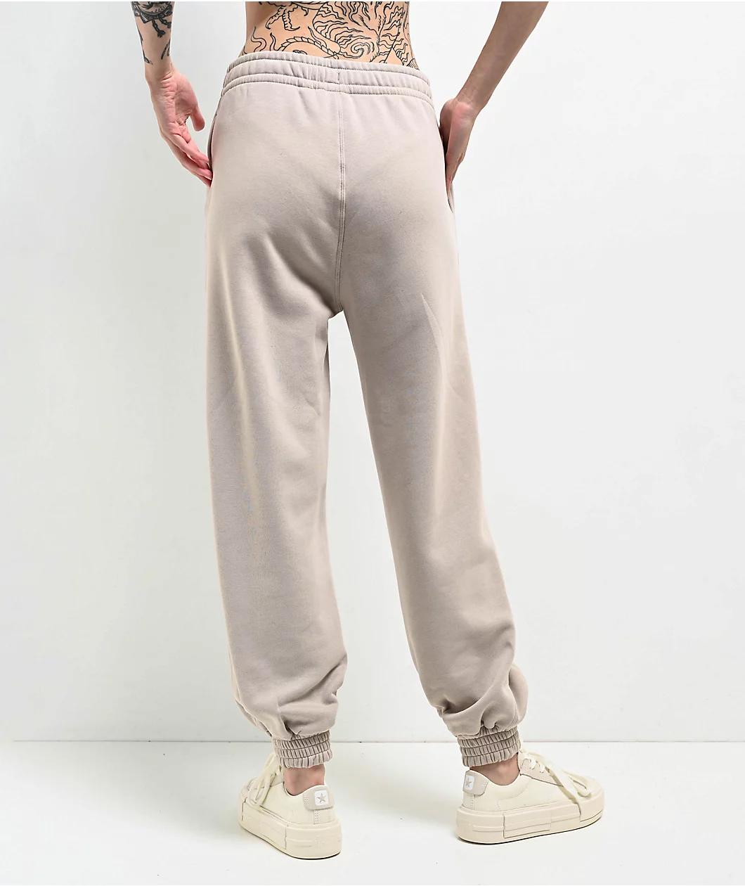 Converse Retro Chuck Taylor Cream Knit Sweatpants Product Image