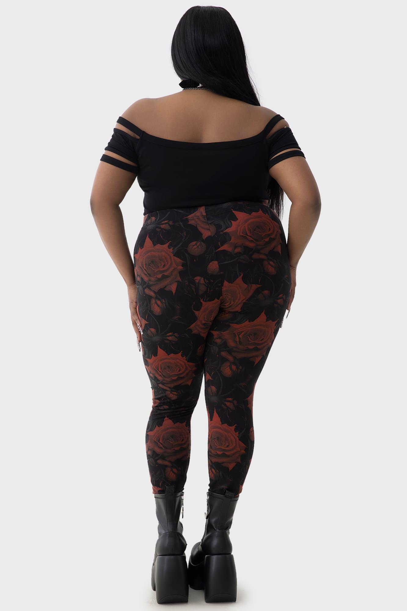 Blood Rose Leggings Female Product Image