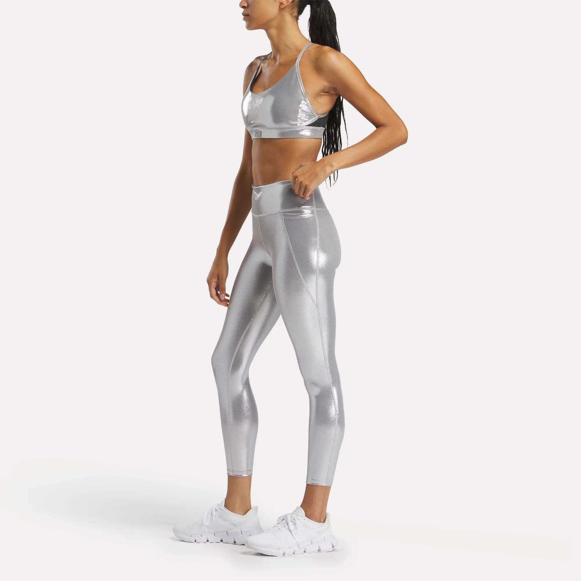 Women's Lux Chrome High-Rise Leggings Female Product Image
