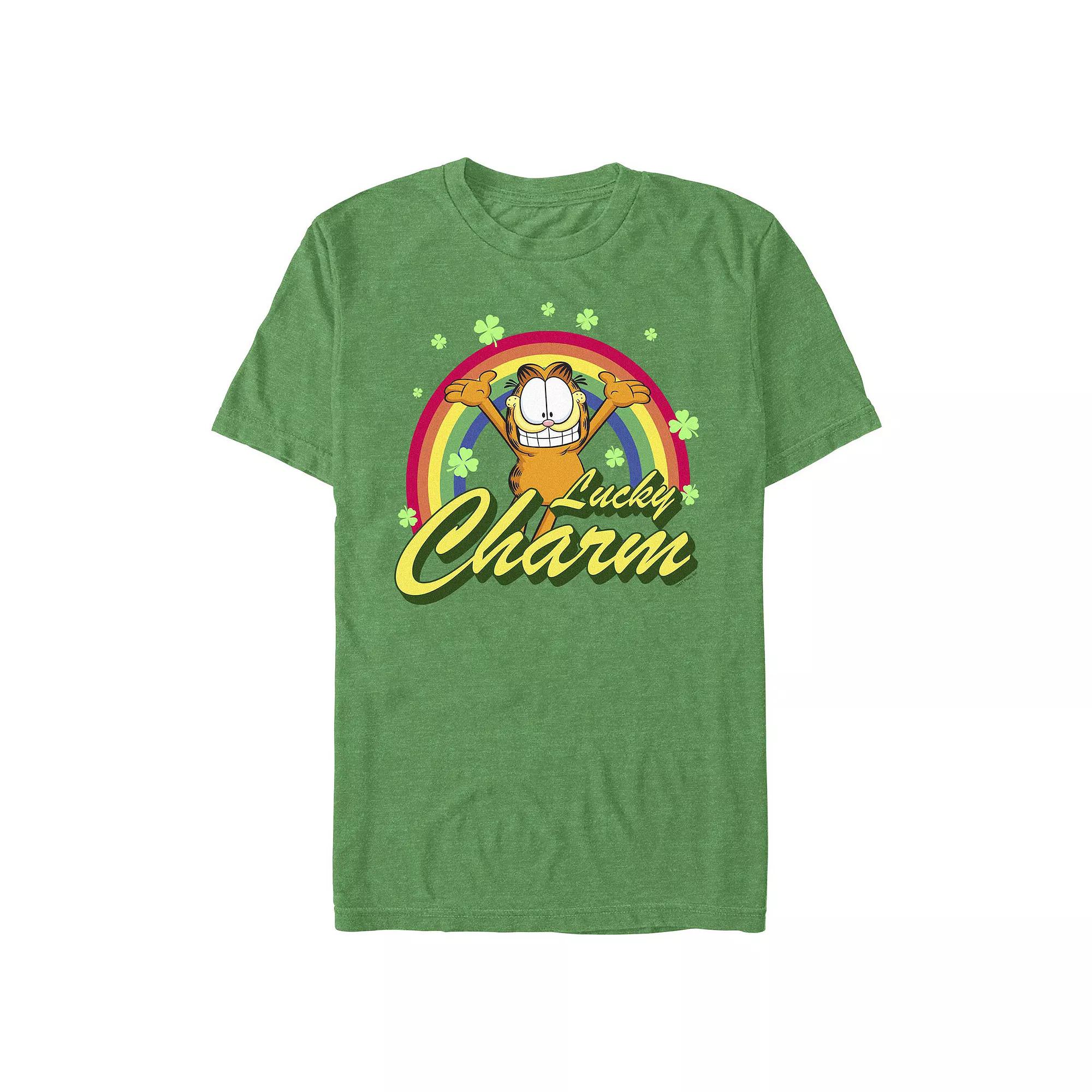 Big & Tall Garfield Lucky Charm Graphic Tee, Men's,  Product Image