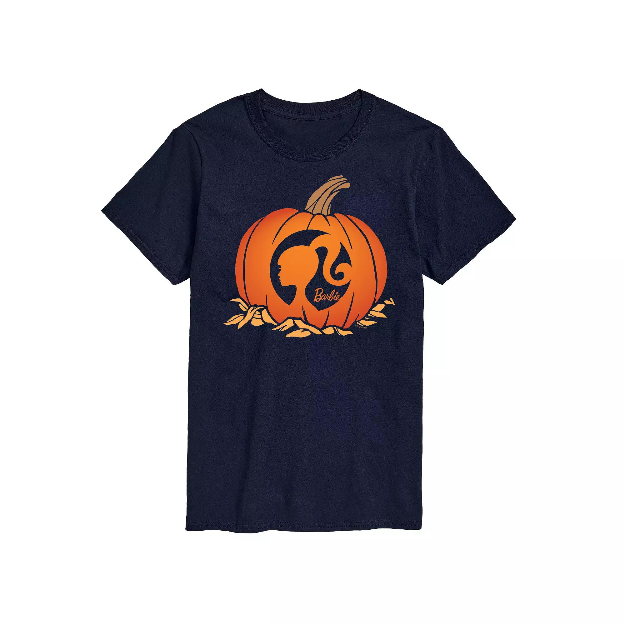 Men's Barbie Pumpkin Logo Graphic Tee,  Product Image