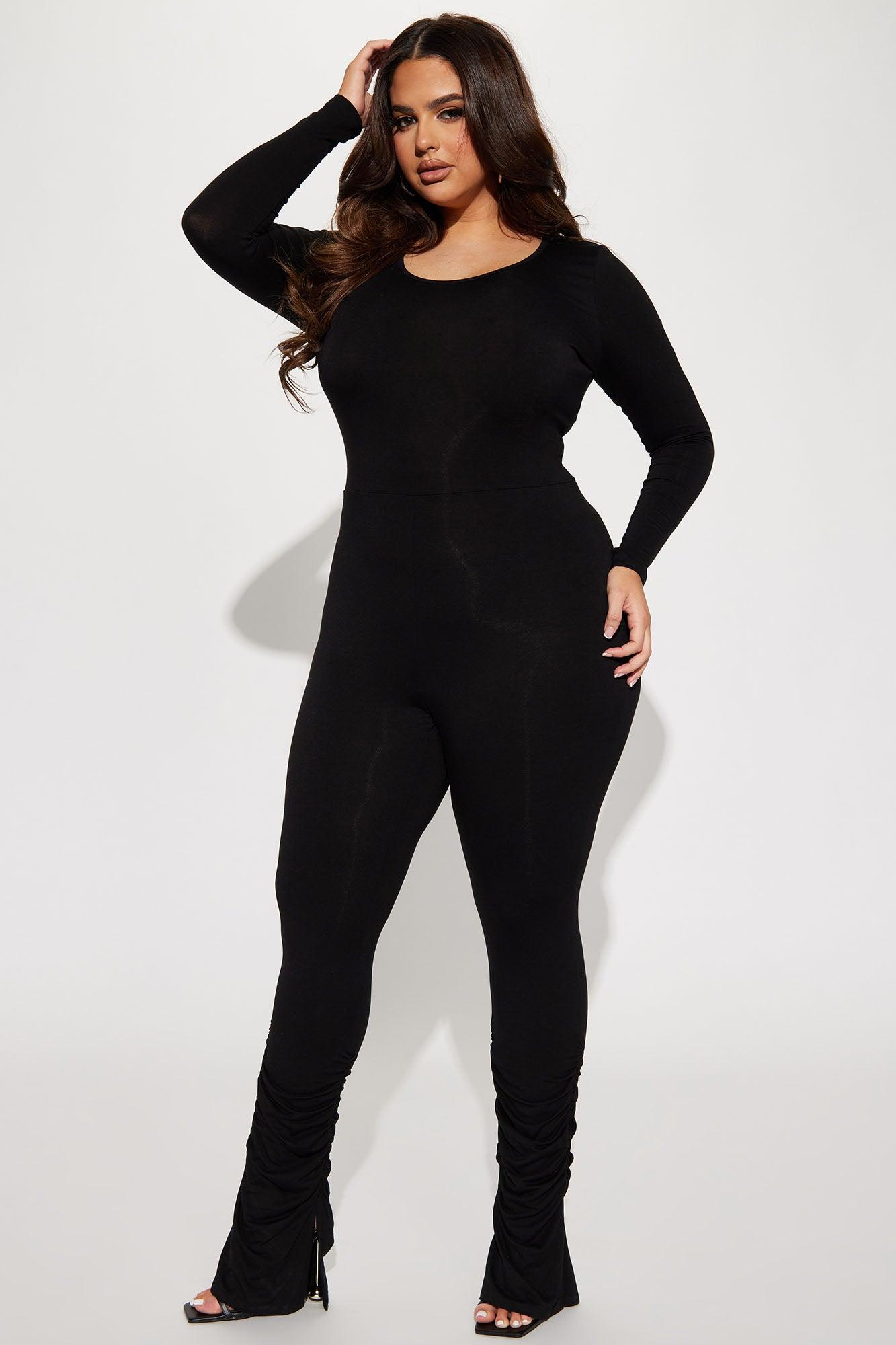 Slay All Day Jumpsuit - Black Product Image