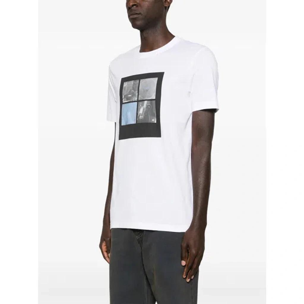 HUGO BOSS Graphic-print T-shirt In White Product Image