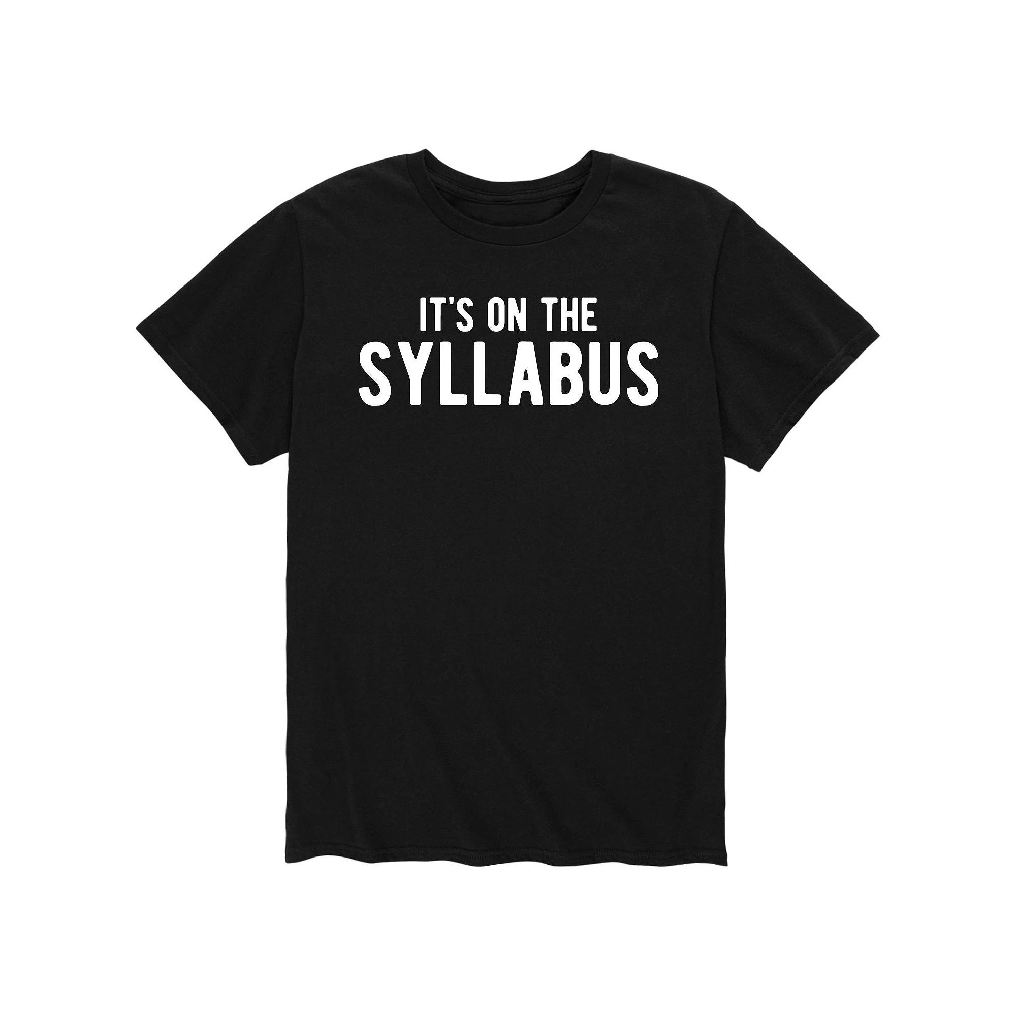 Men's Its On The Syllabus Tee,  Product Image