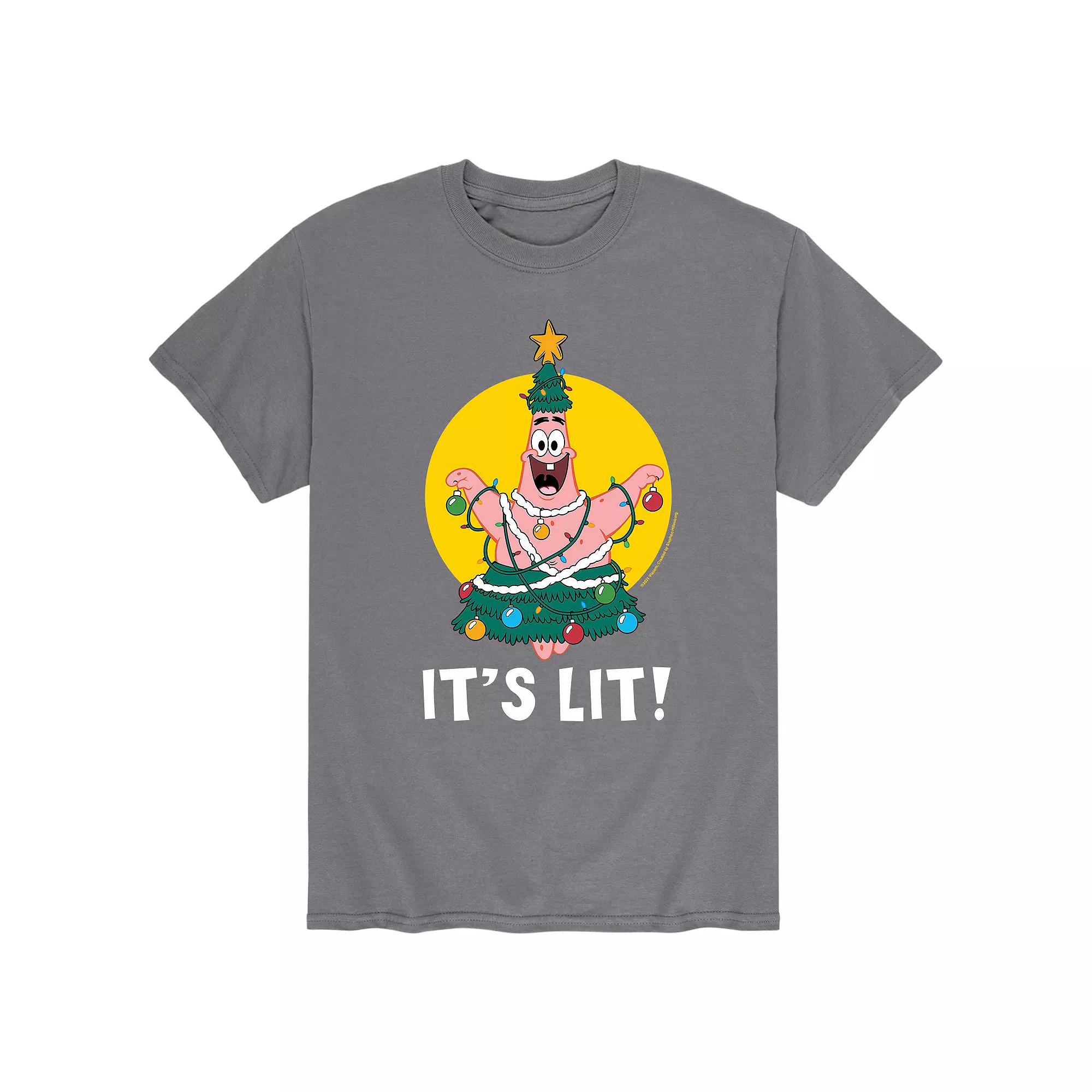 Men's SpongeBob SquarePants Patrick Lights Tee,  Product Image