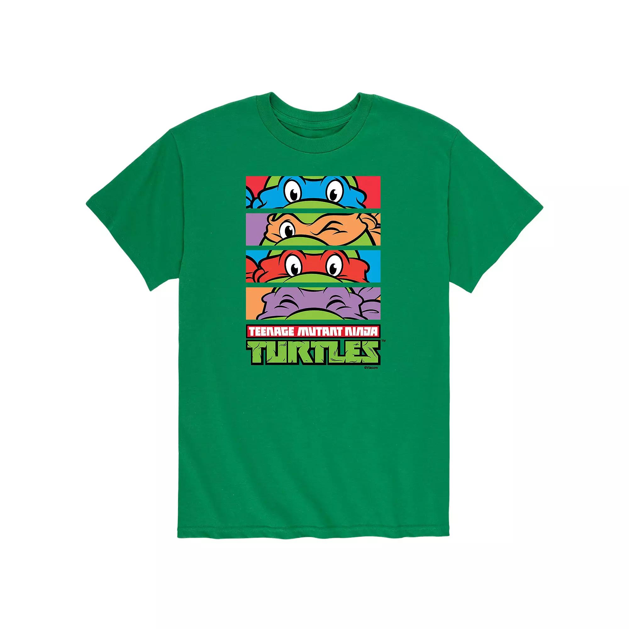 Men's Teenage Mutant Ninja Turtles Stacked Faces Tee,  Product Image