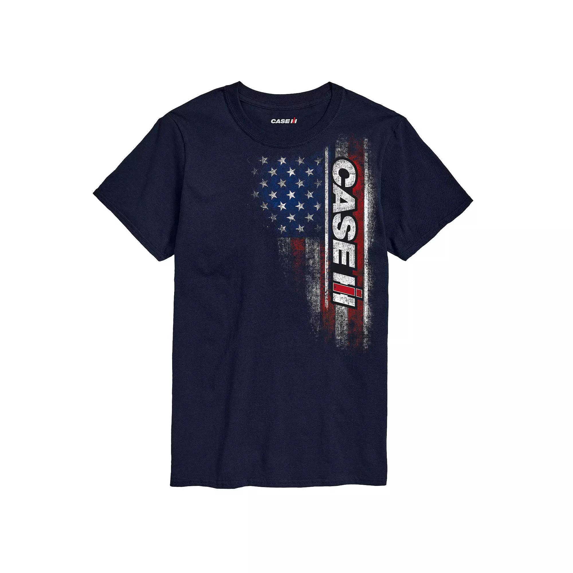 Big & Tall Case IH American Flag Tee, Men's,  Product Image