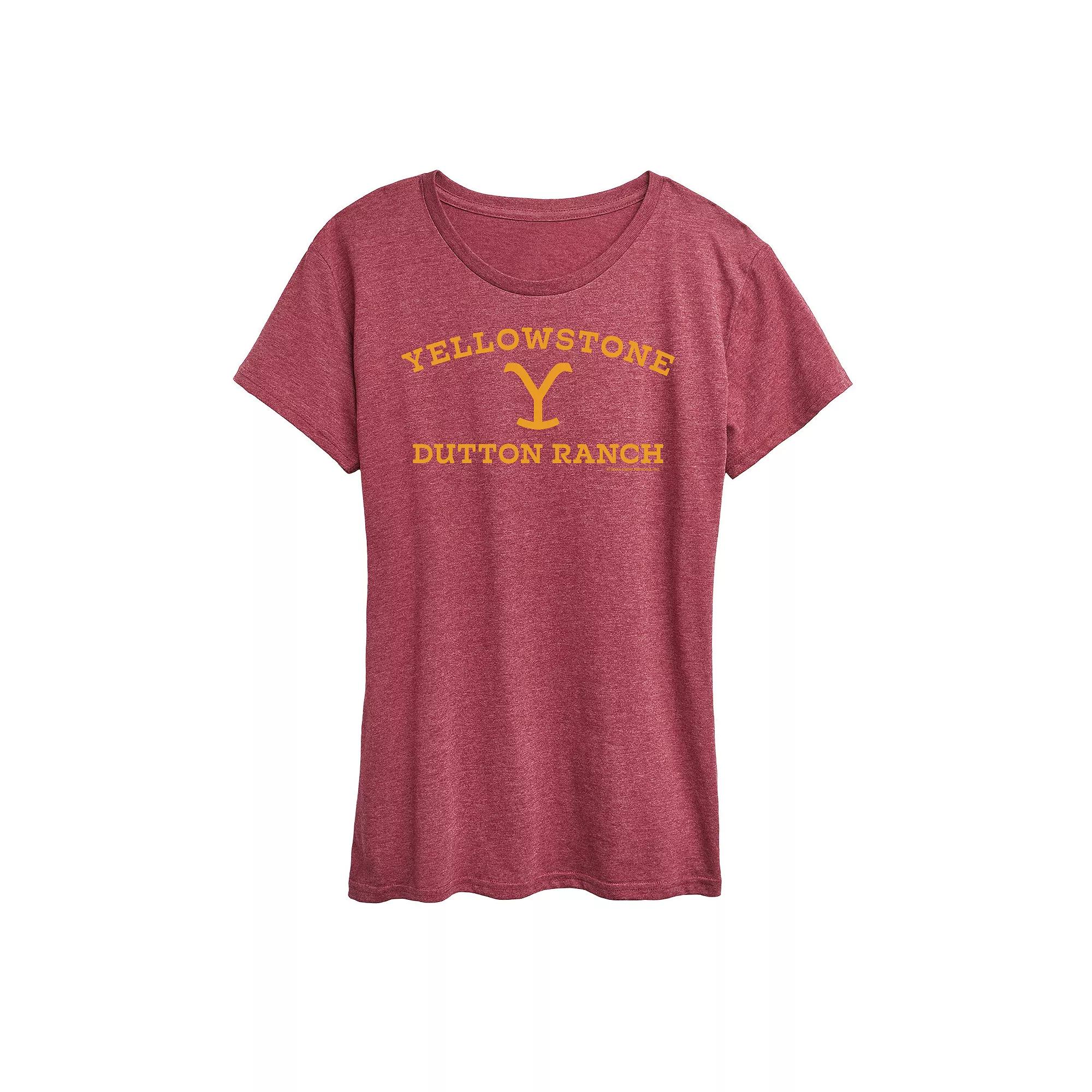 Women's Yellowstone Y Dutton Ranch Logo Graphic Tee, Girl's,  Product Image