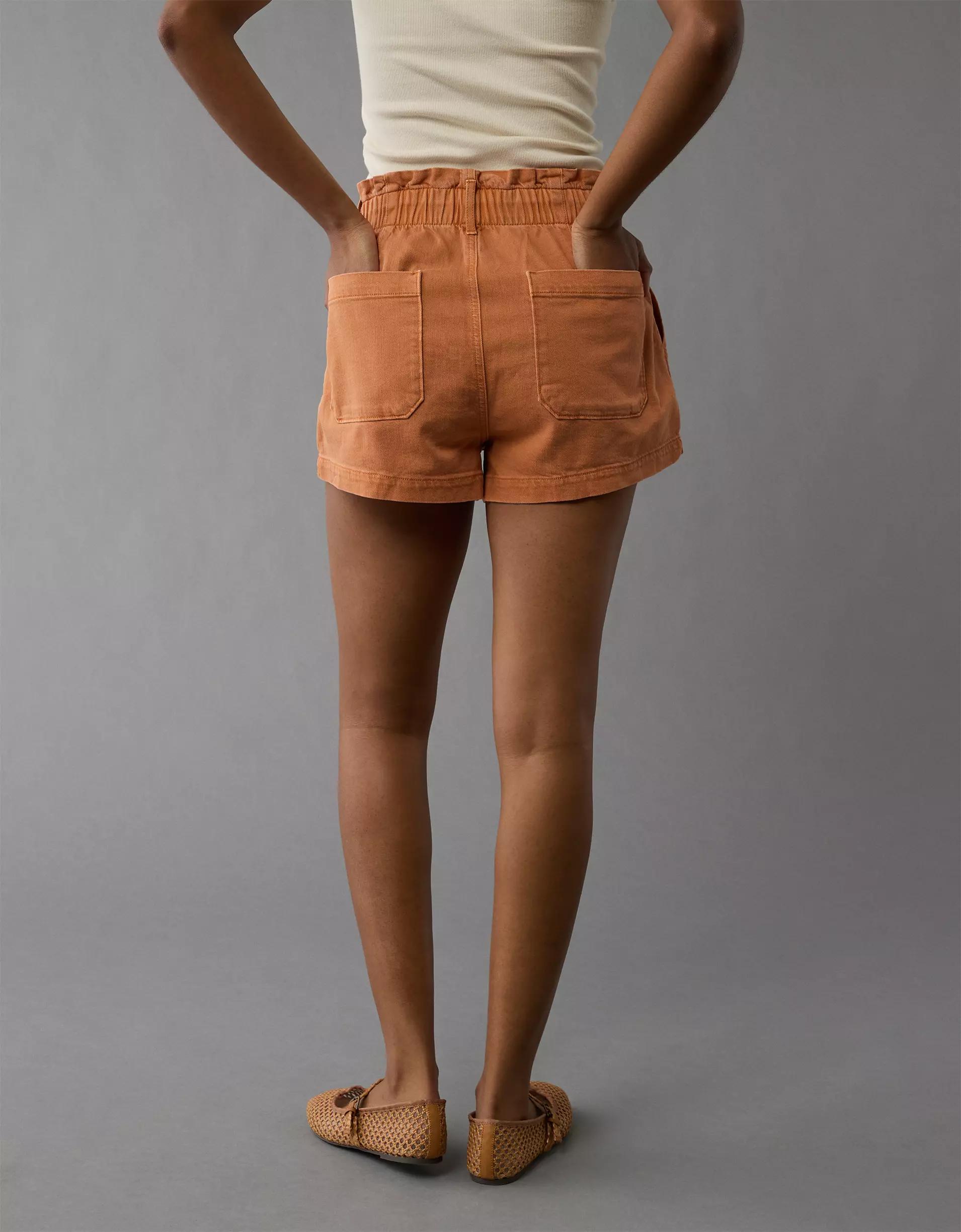 AE Dreamy Drape Stretch Paperbag Mom Short Product Image