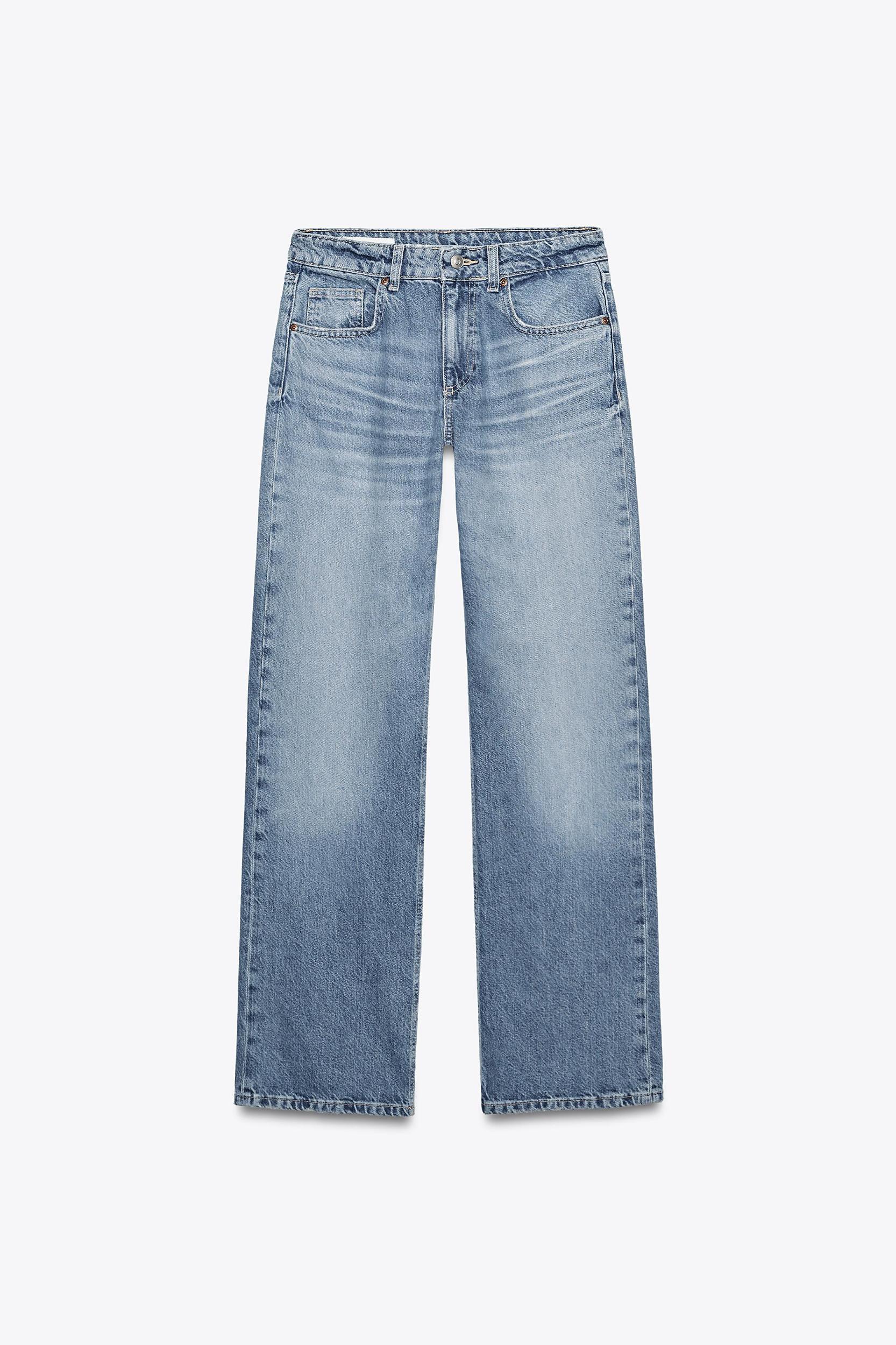 TRF MID-RISE WIDE LEG JEANS Product Image