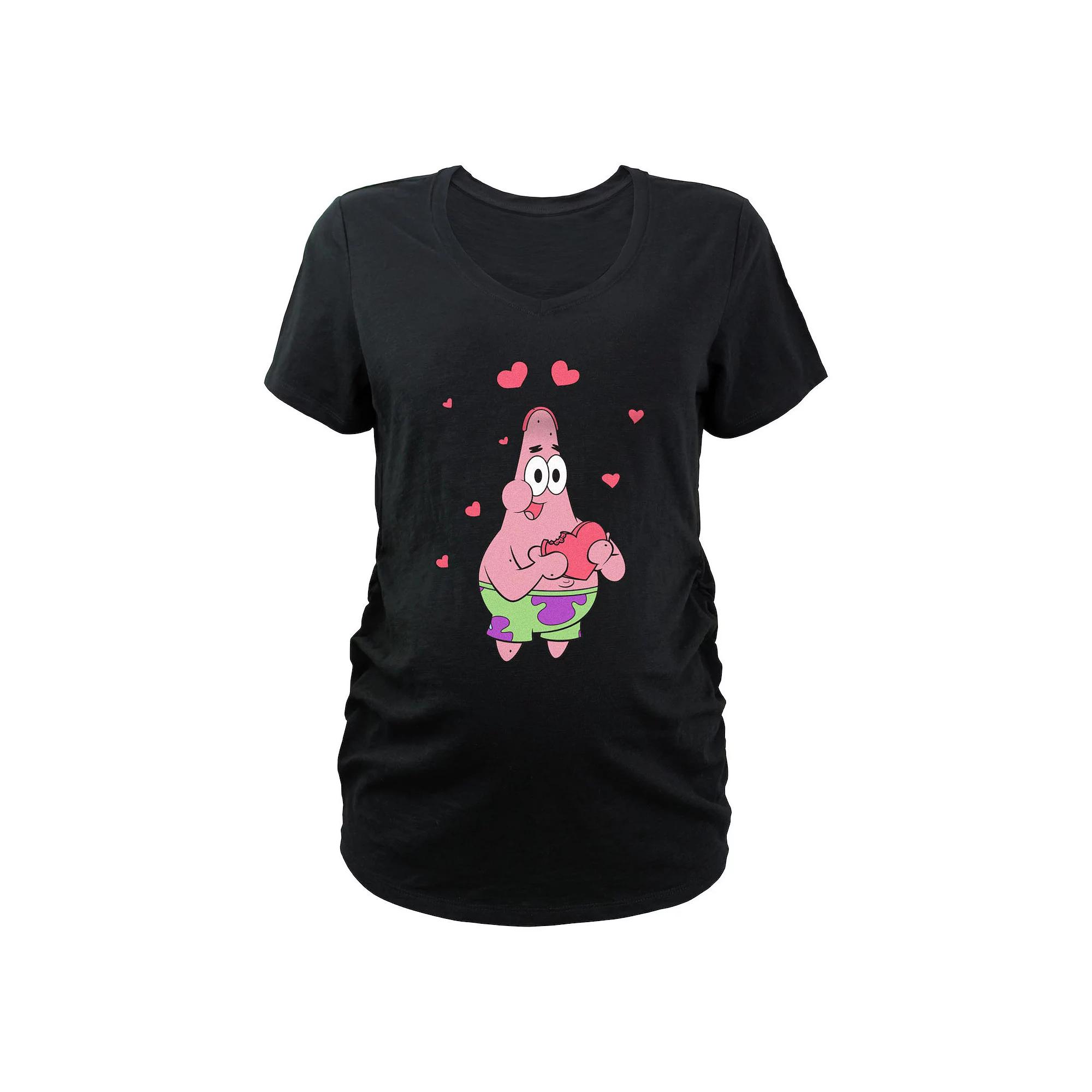 Maternity Nickelodeon SpongeBob SquarePants Patrick Love Star Graphic Tee, Women's,  Product Image