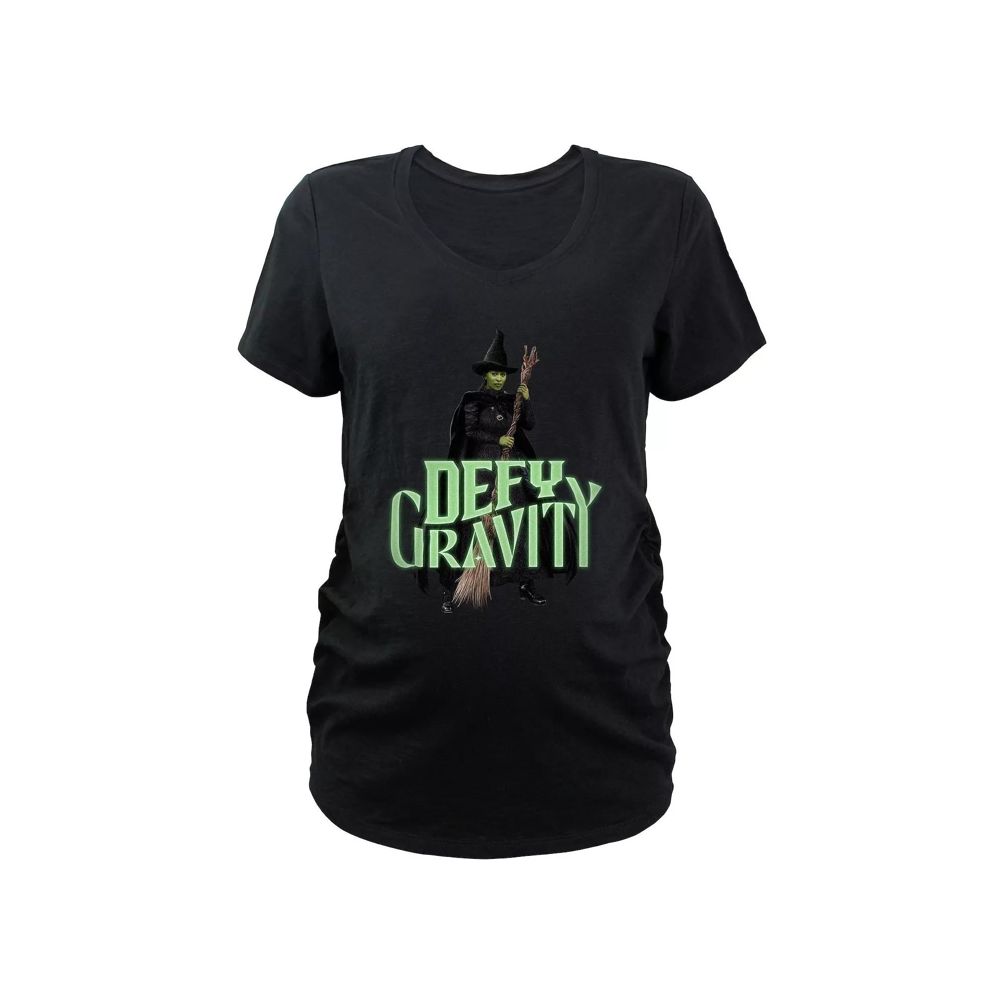 Maternity Wicked Elphaba Defy Gravity Graphic Tee, Women's,  Product Image
