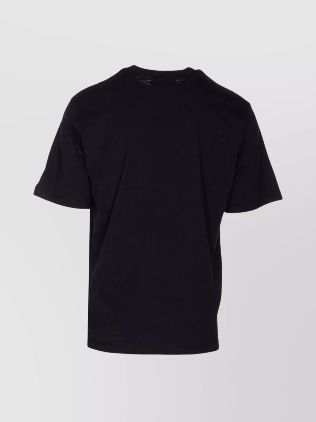 AMIRI Black Cotton T-shirt With Bold Logo Statement Product Image