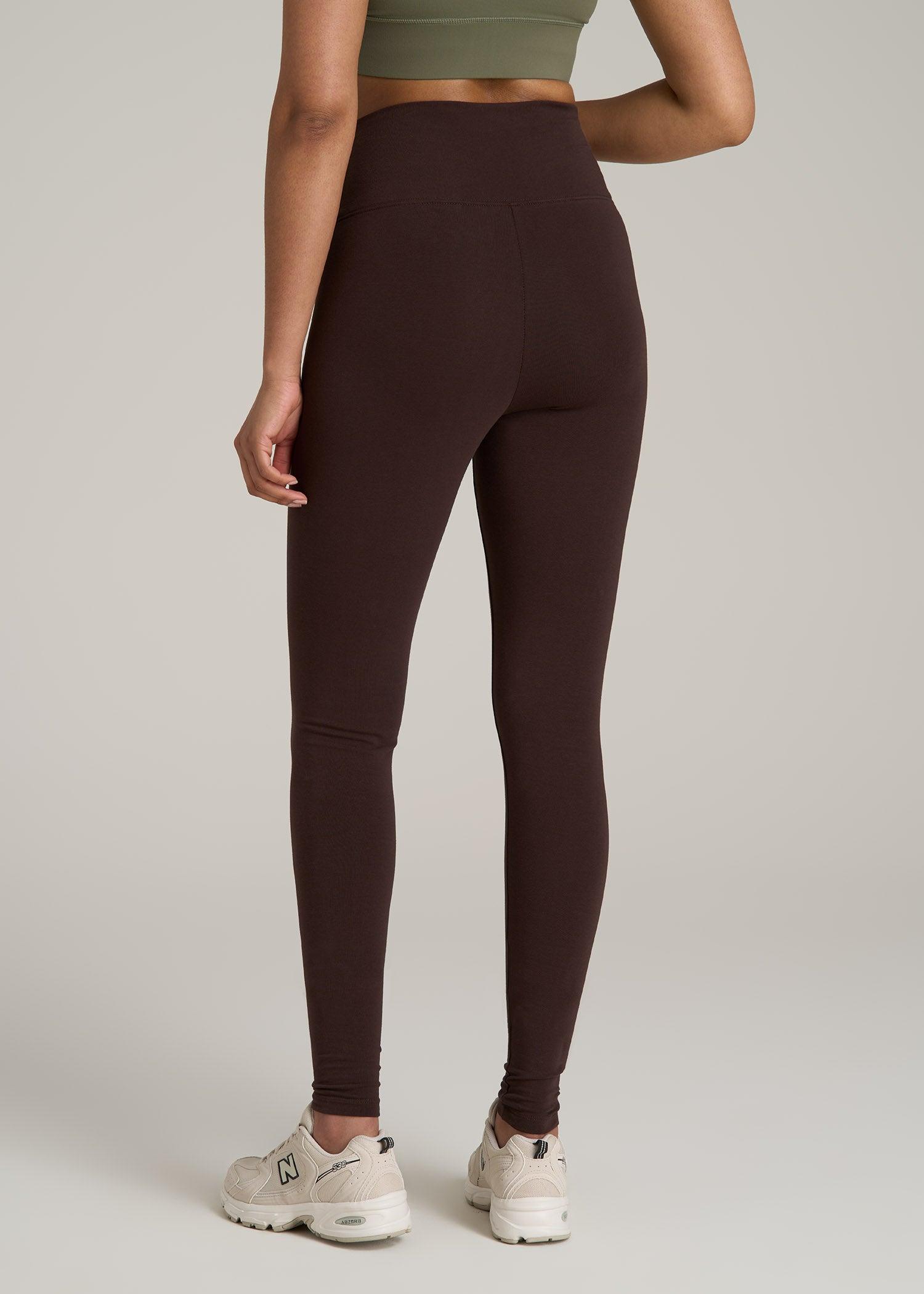 Cotton Leggings for Tall Women in Espresso Female Product Image