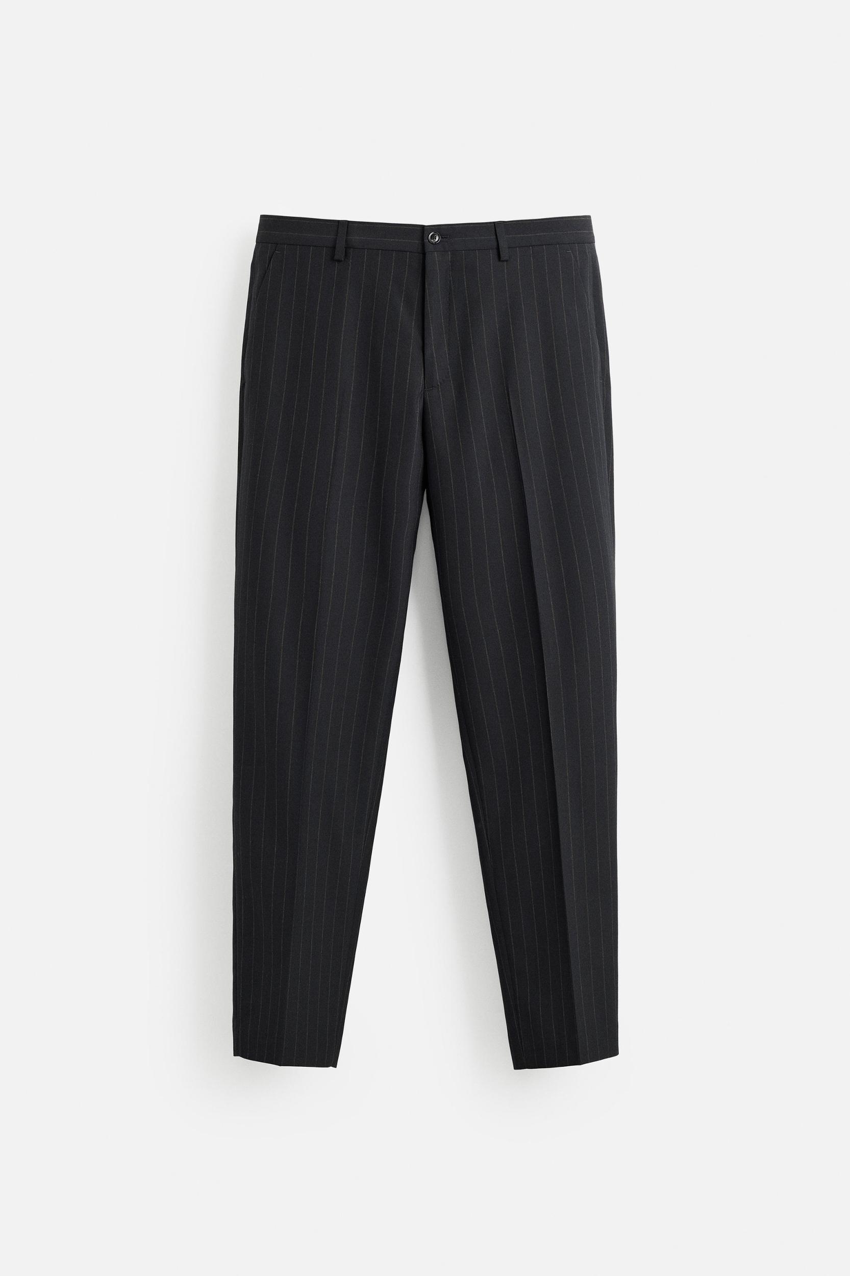 PINSTRIPE SUIT PANTS Product Image