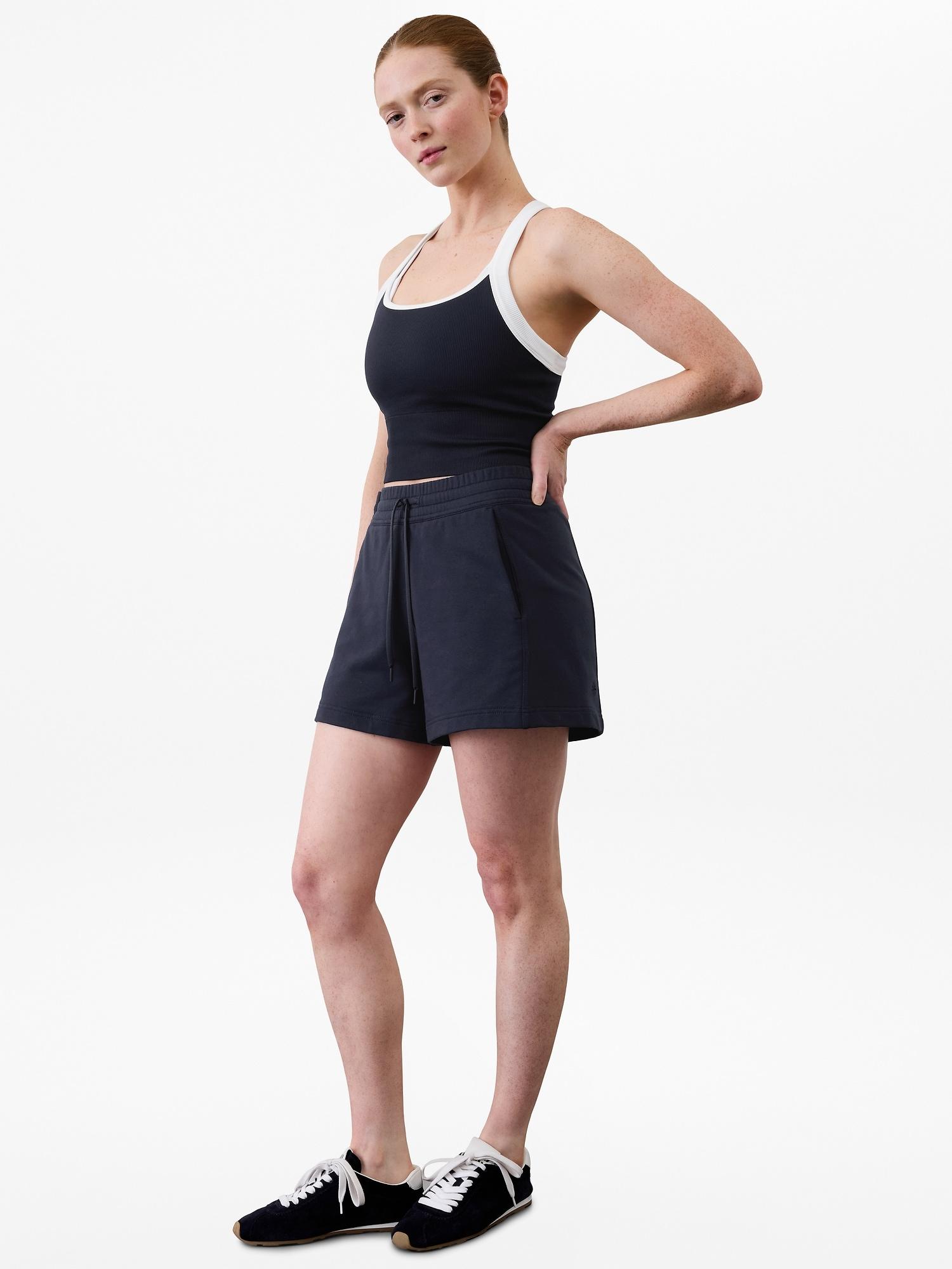 Aurora Seamless Crop Rib Strappy Tank Product Image