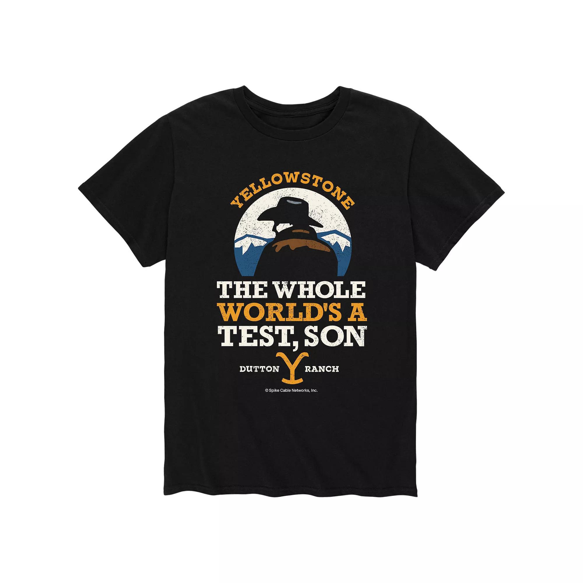 Men's Yellowstone World's A Test Tee,  Product Image