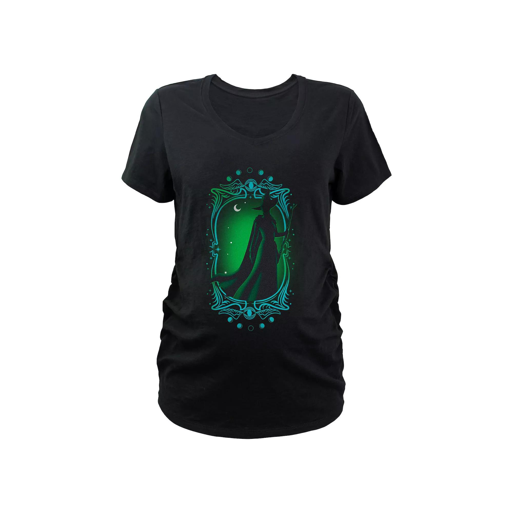 Maternity Wicked Elphaba Framed Portrait Graphic Tee, Women's,  Product Image