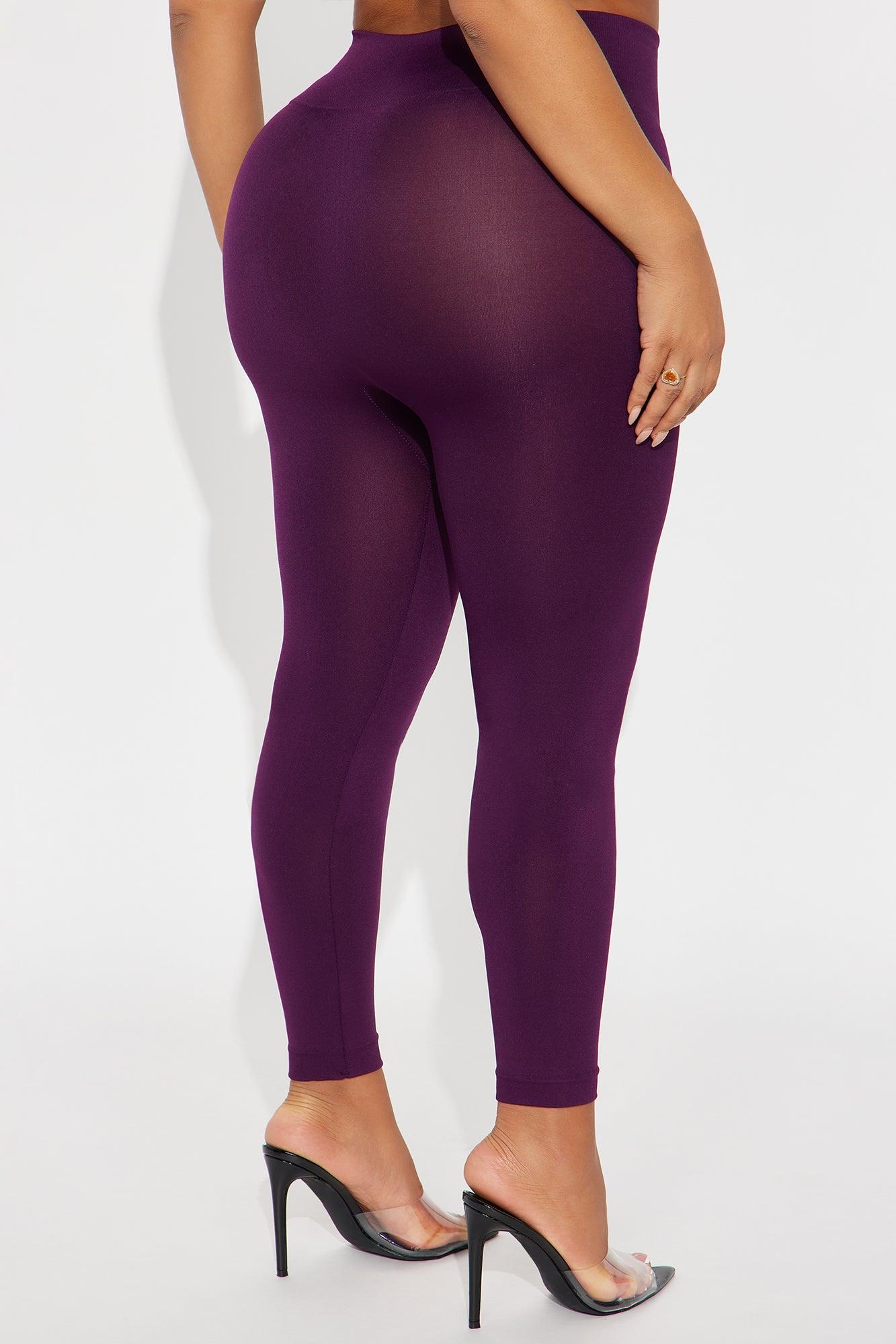 Smooth Operator High Rise Legging - Plum Female Product Image