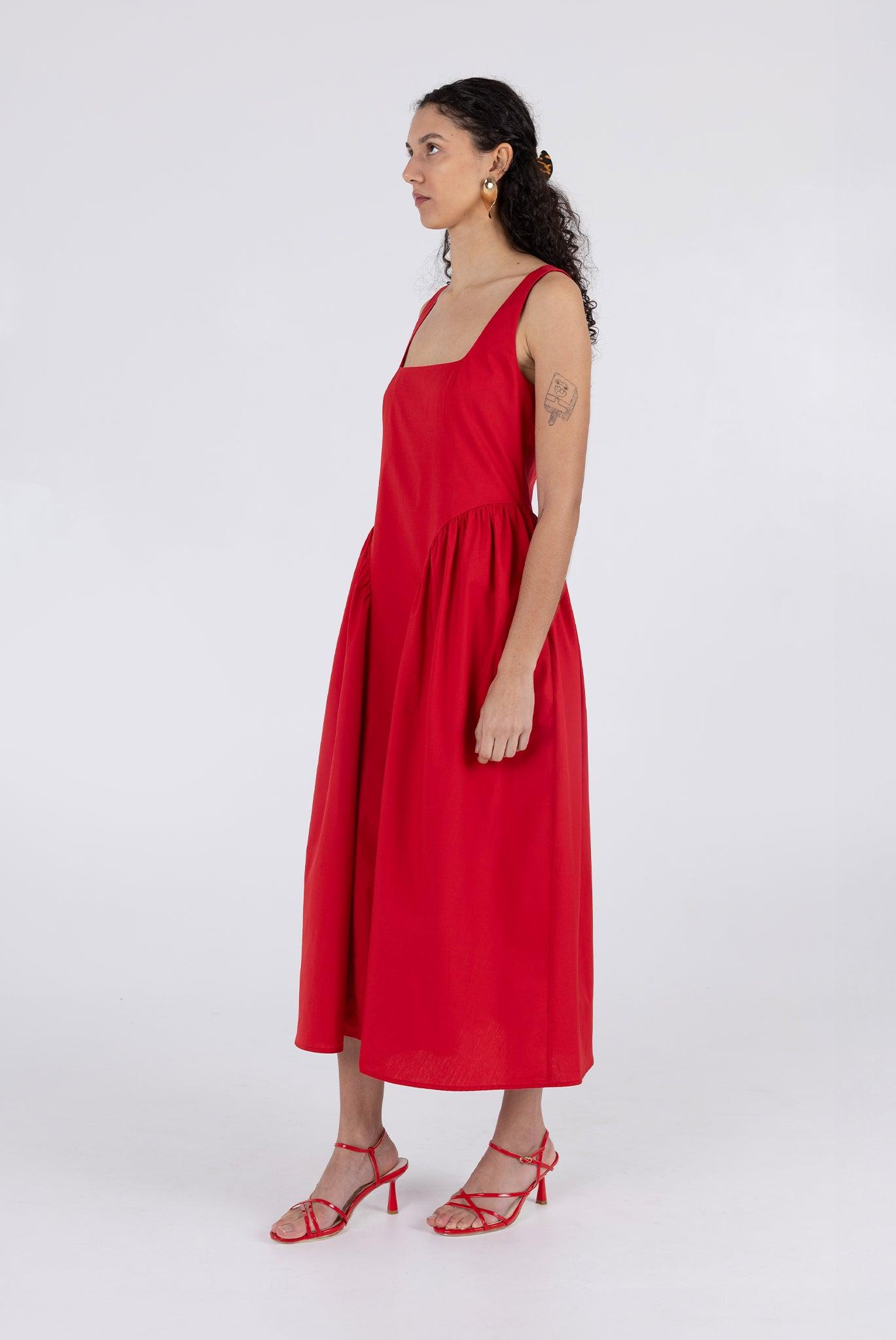 Vanessa Dress - Scarlet Product Image
