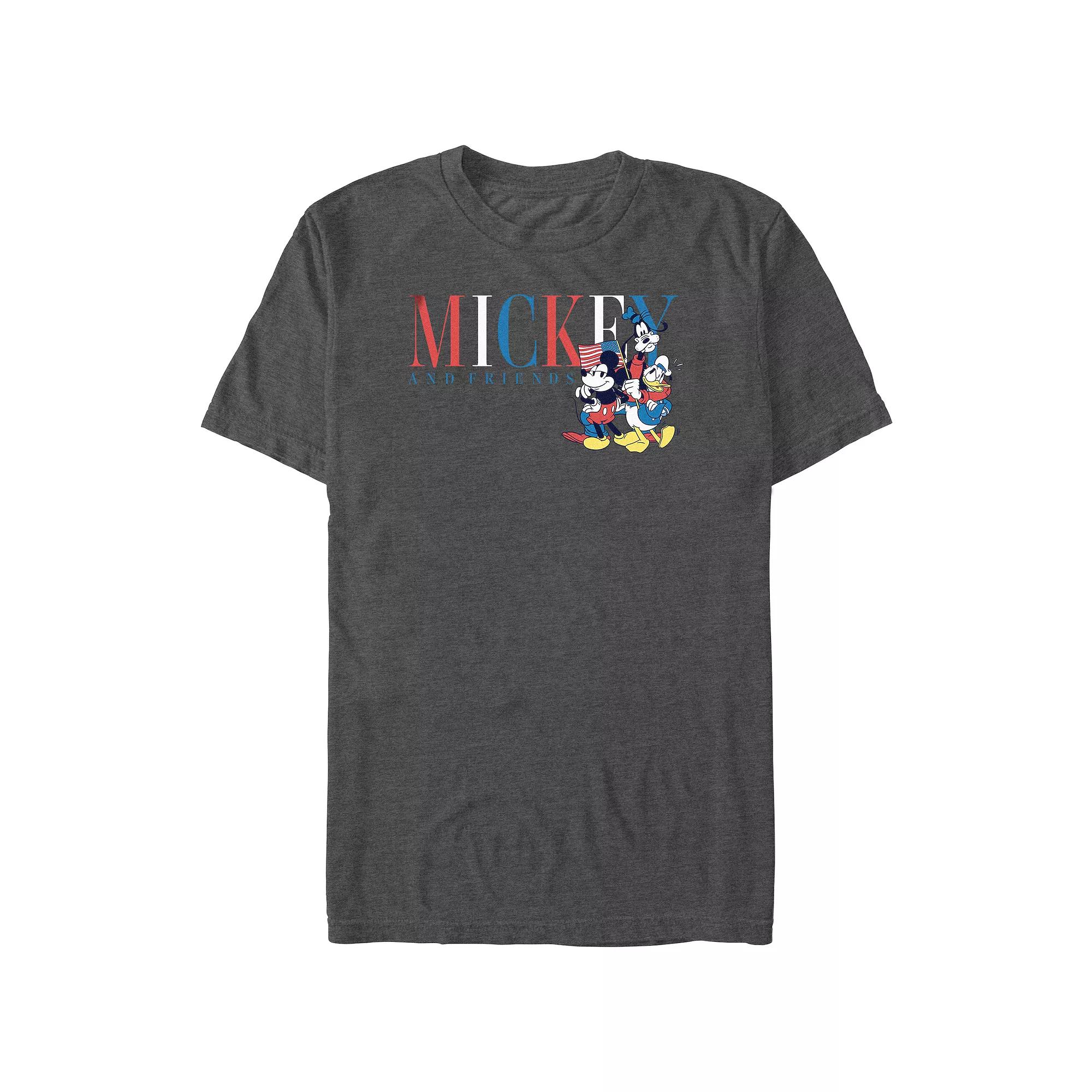 Disney's Mickey Mouse And Friends Americana Big & Tall Graphic Tee, Men's,  Product Image