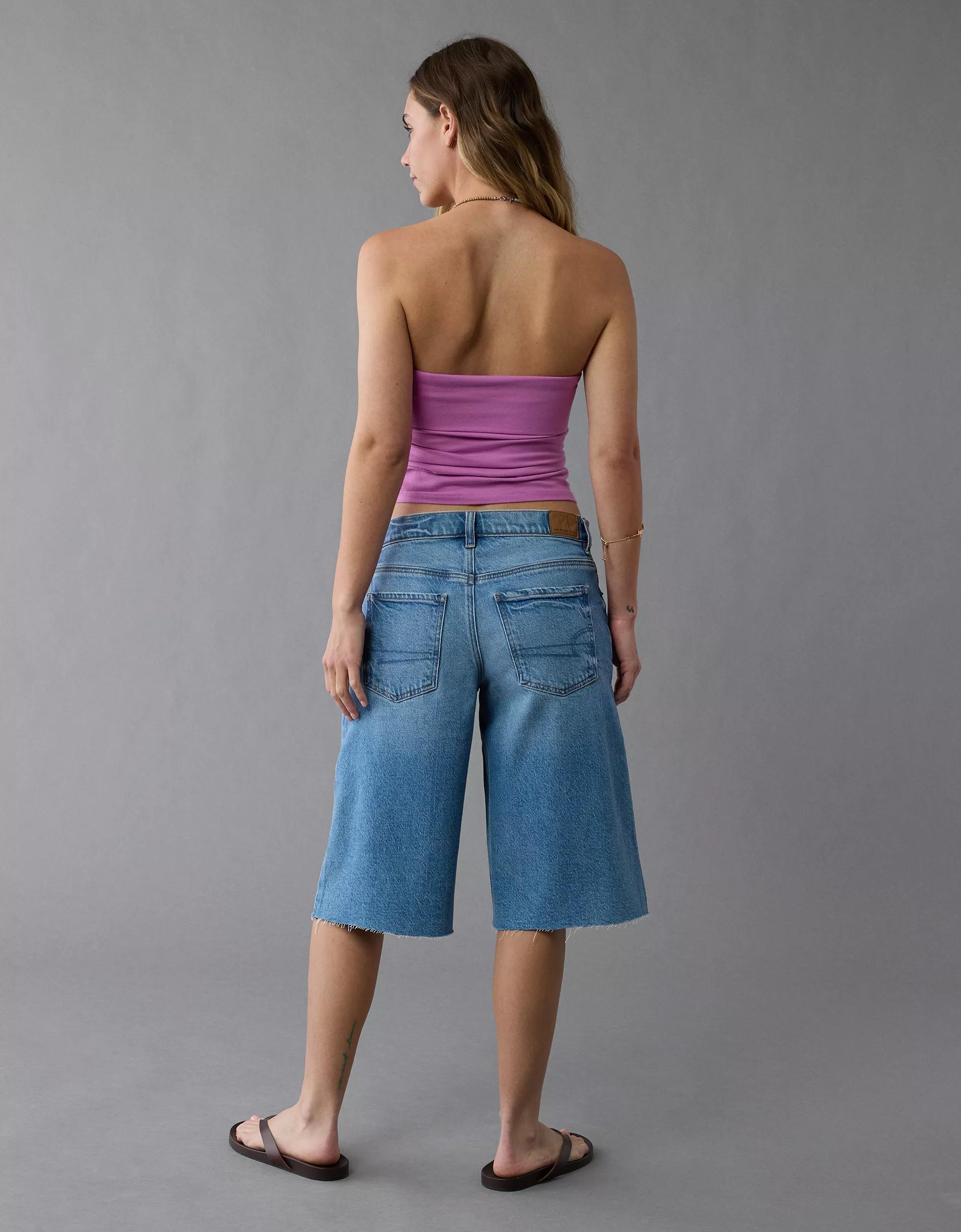 AE It Knit Foldover Tube Top Product Image