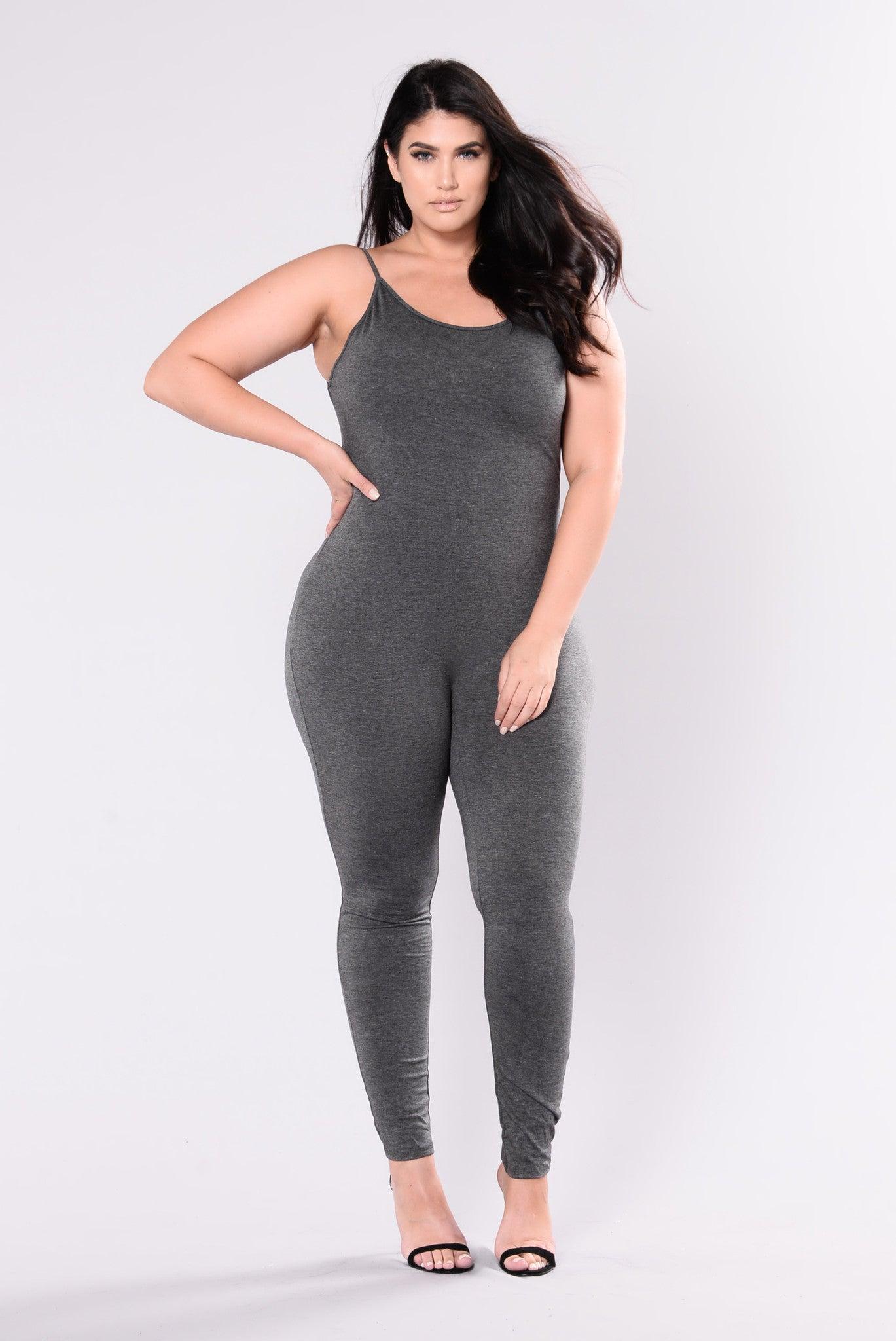 Nova Season Jumpsuit - Charcoal Product Image