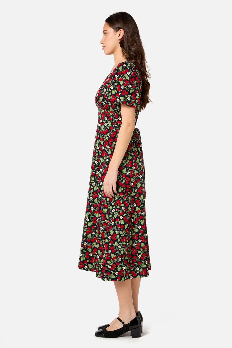 Raspberry Midi Dress Product Image
