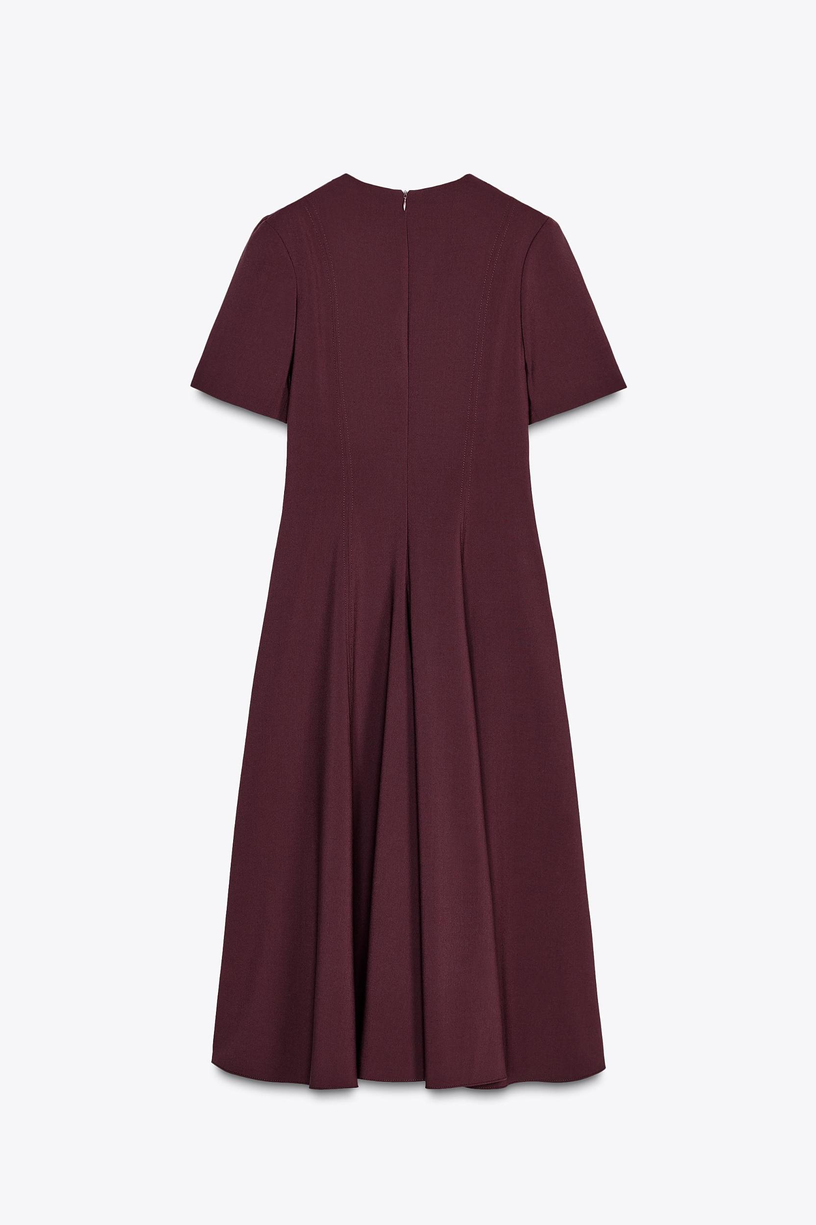 GODETS MIDI DRESS ZW COLLECTION Product Image