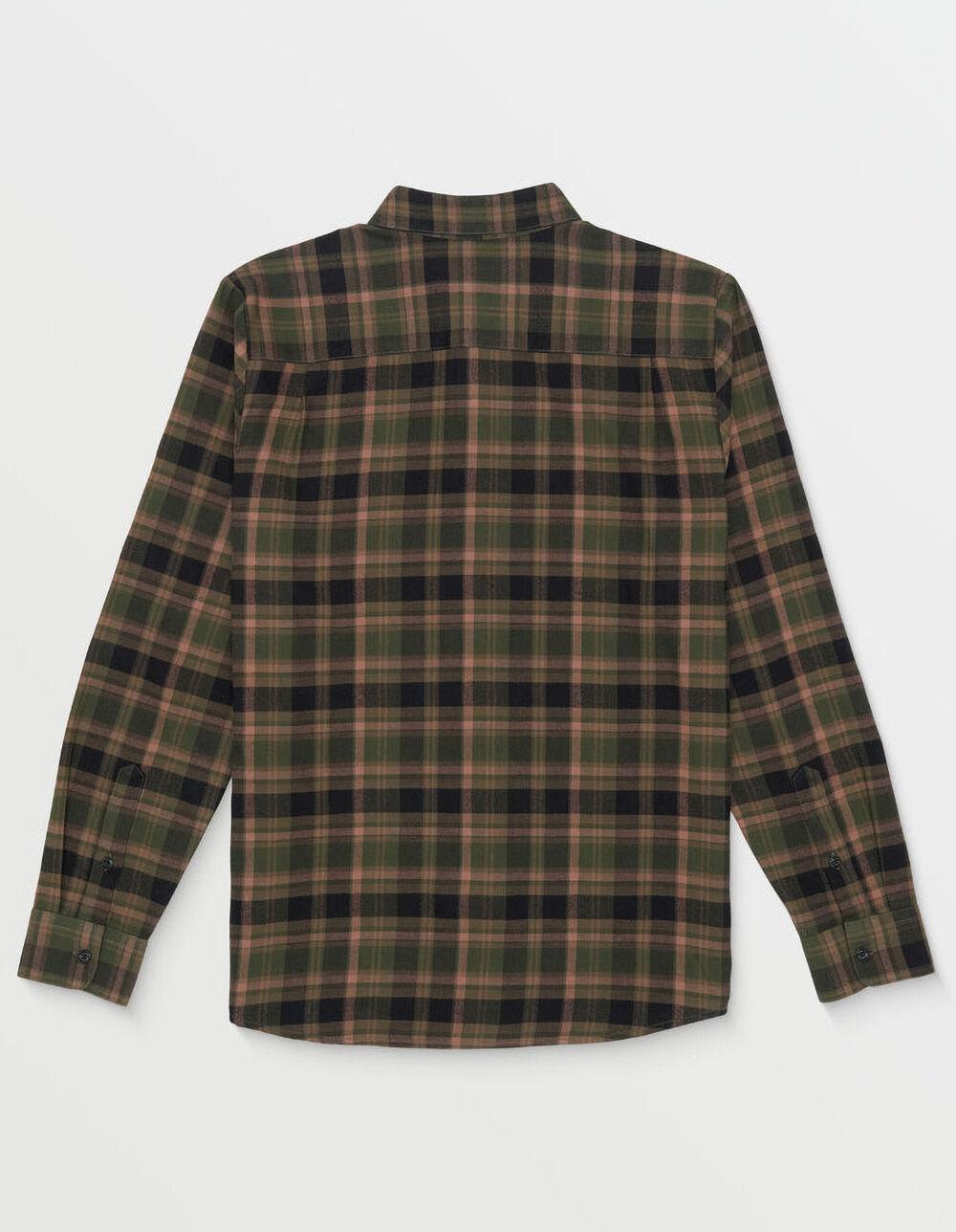 VOLCOM Caden Plaid Mens Flannel - KHAKI Product Image