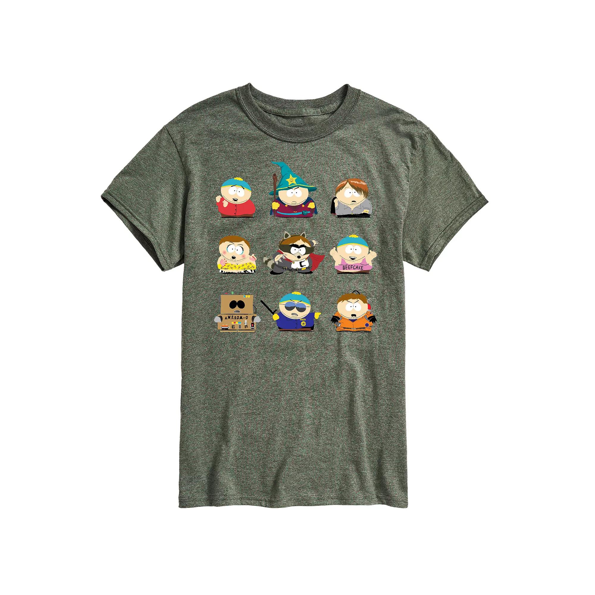 Men's South Park Cartman Grid Tee,  Product Image