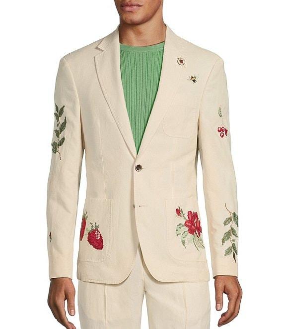 Murano From The Garden Collection Slim Fit Embroidered Blazer Product Image