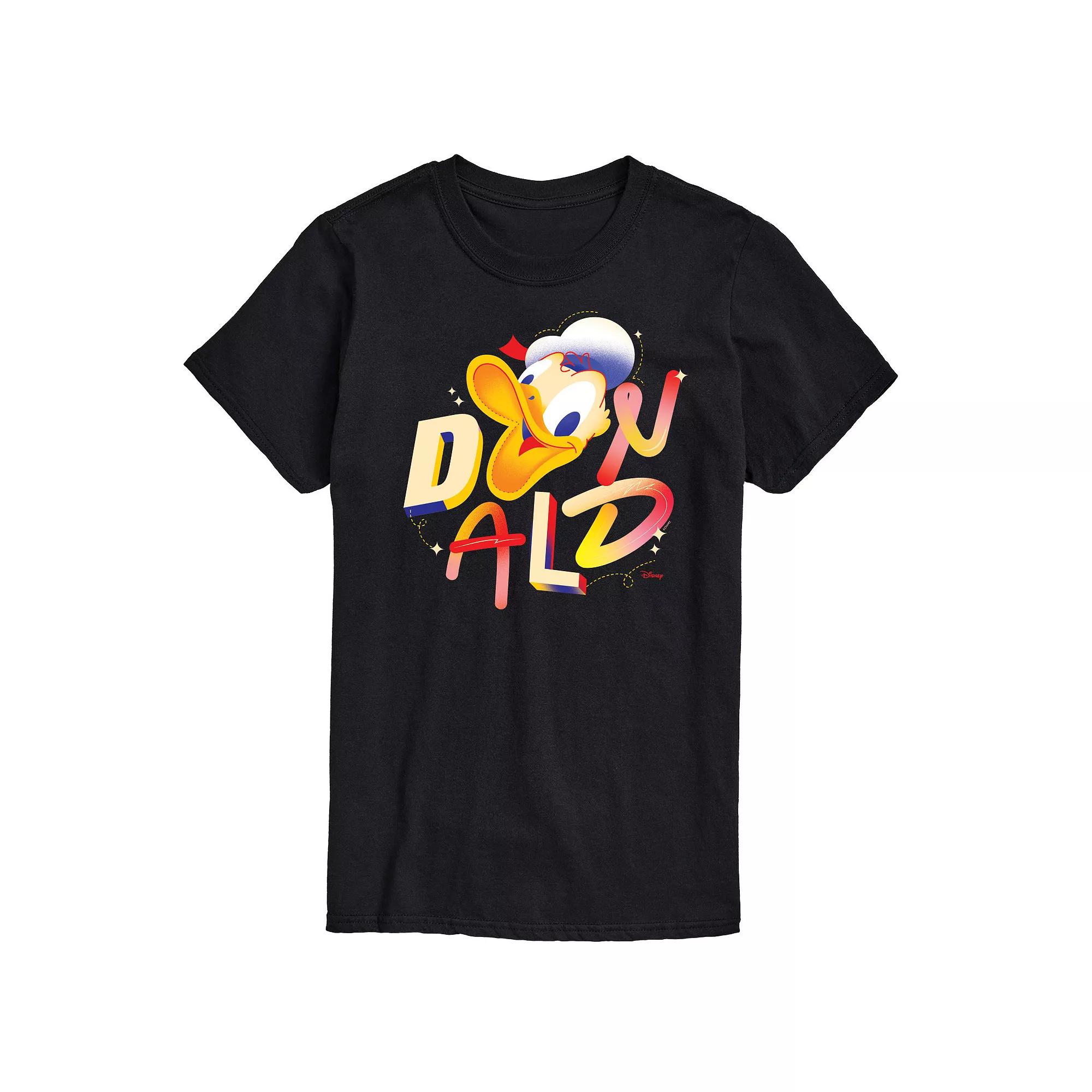 Disney's Donald Duck Big & Tall Geometric Graphic Tee, Men's,  Product Image