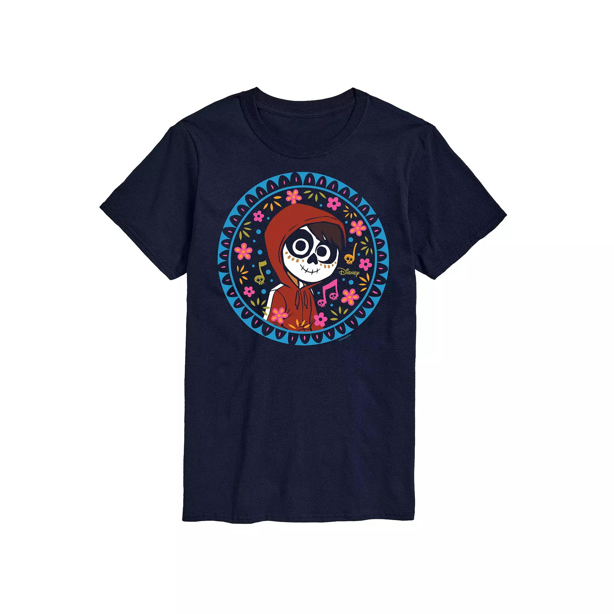 Disney's Coco Miguel Big & Tall Floral Circle Graphic Tee, Men's,  Product Image