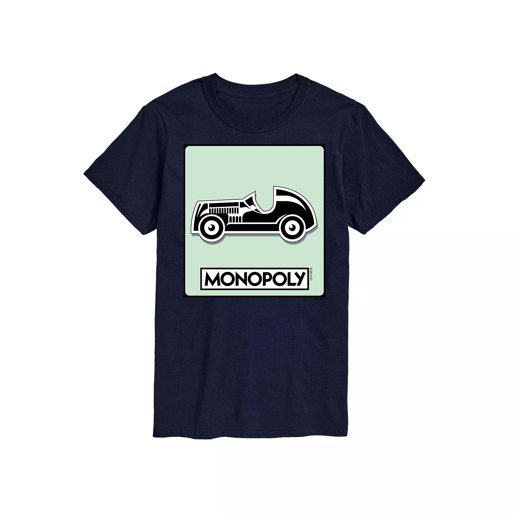 Big & Tall Monopoly Car Game Token Graphic Tee, Men's,  Product Image