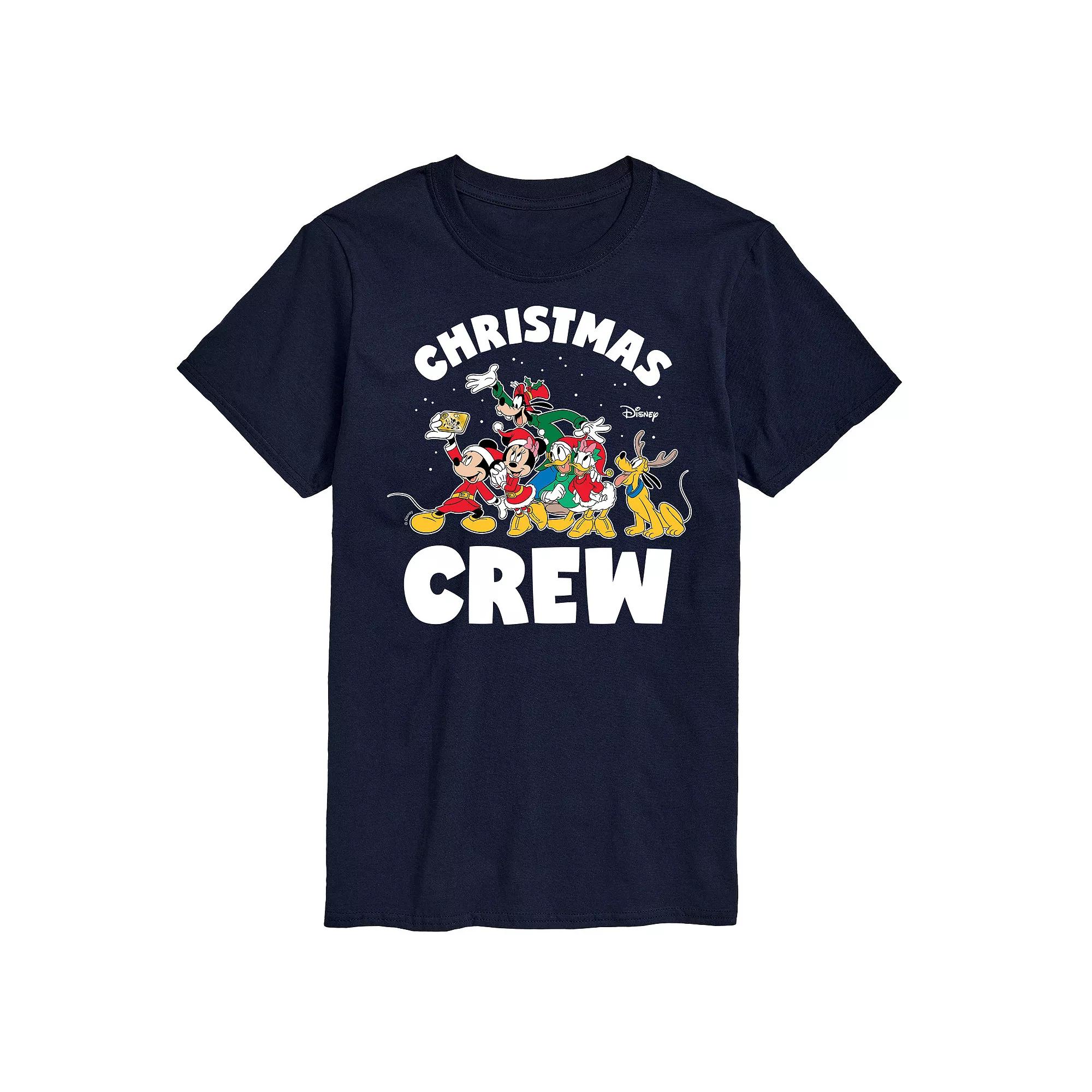 Disney's Big & Tall Christmas Crew Graphic Tee, Men's,  Product Image