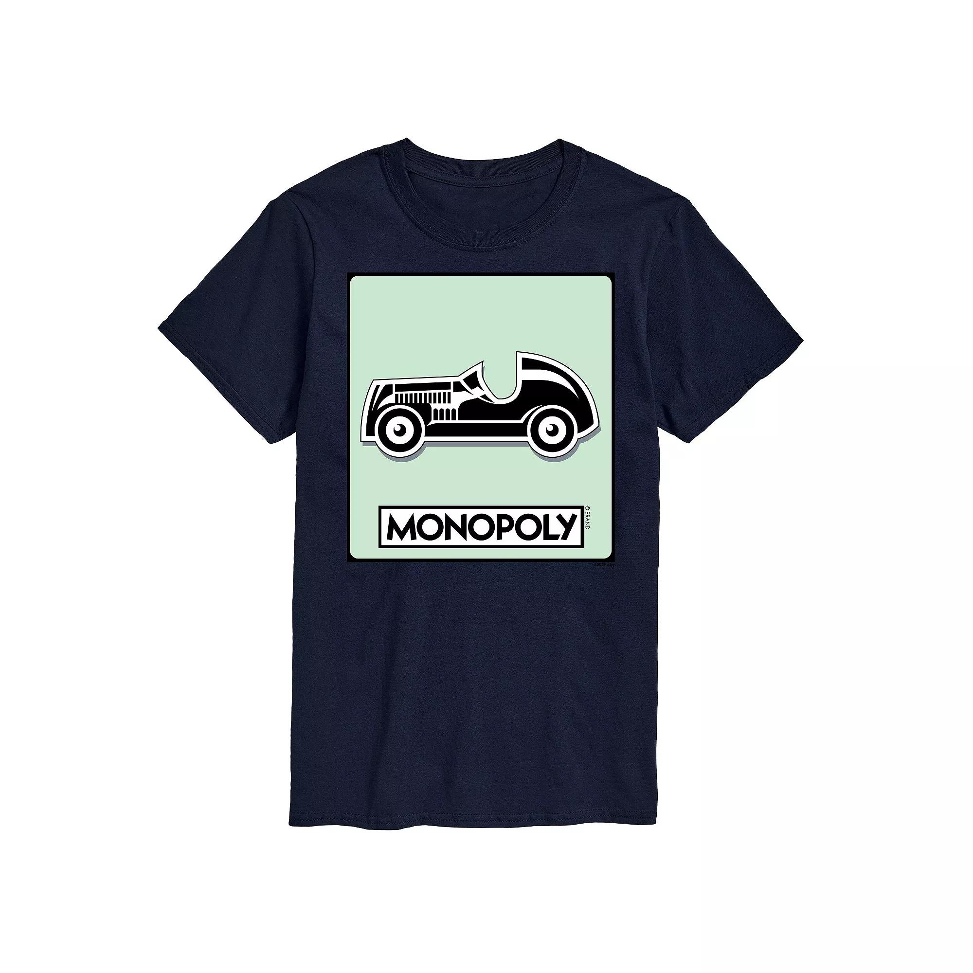 Big & Tall Monopoly Car Game Token Graphic Tee, Men's,  Product Image