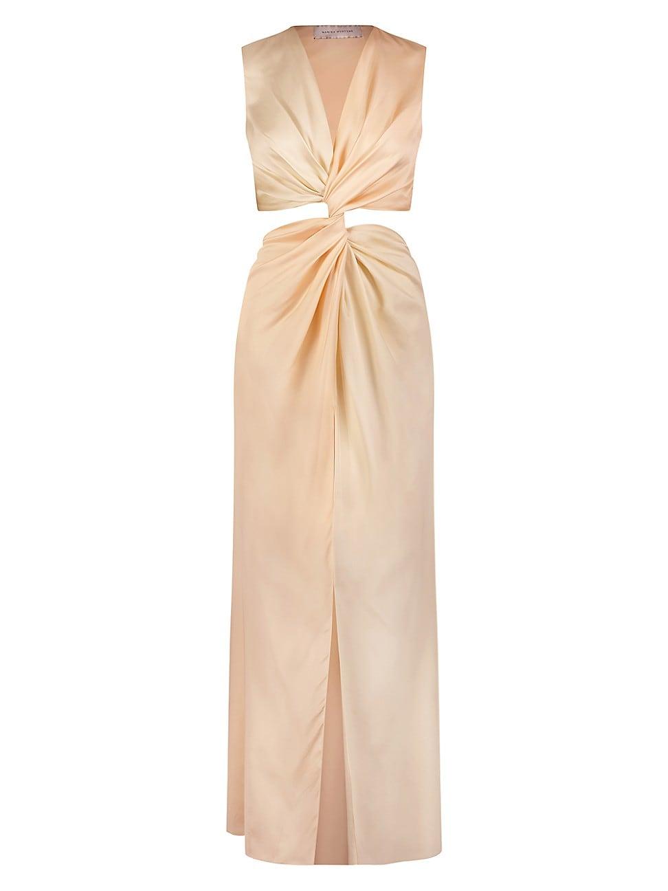 Womens Colorblocked Twist Dress Size 0 Product Image