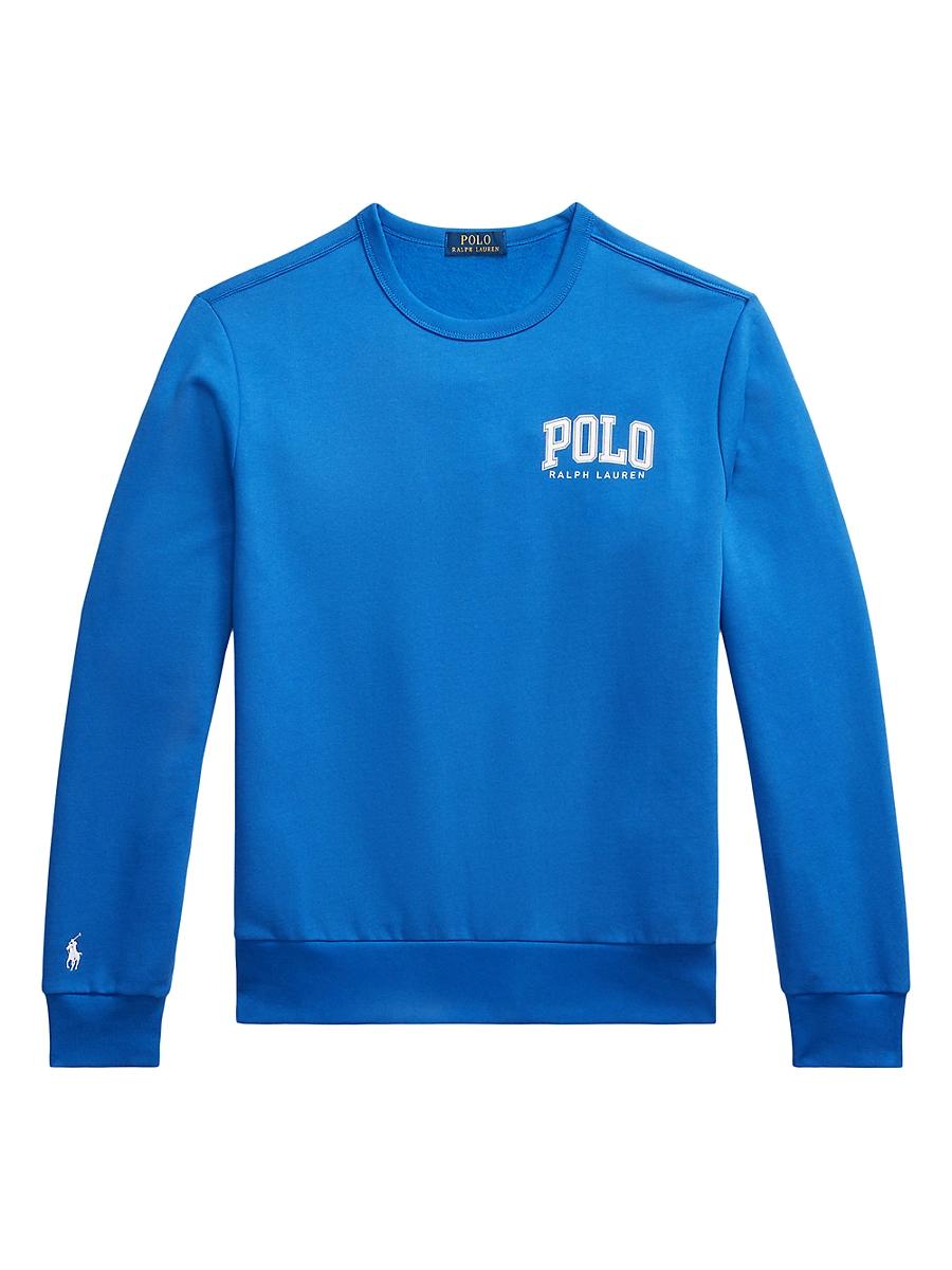 Mens Polo Logo Fleece Crewneck Sweatshirt Product Image