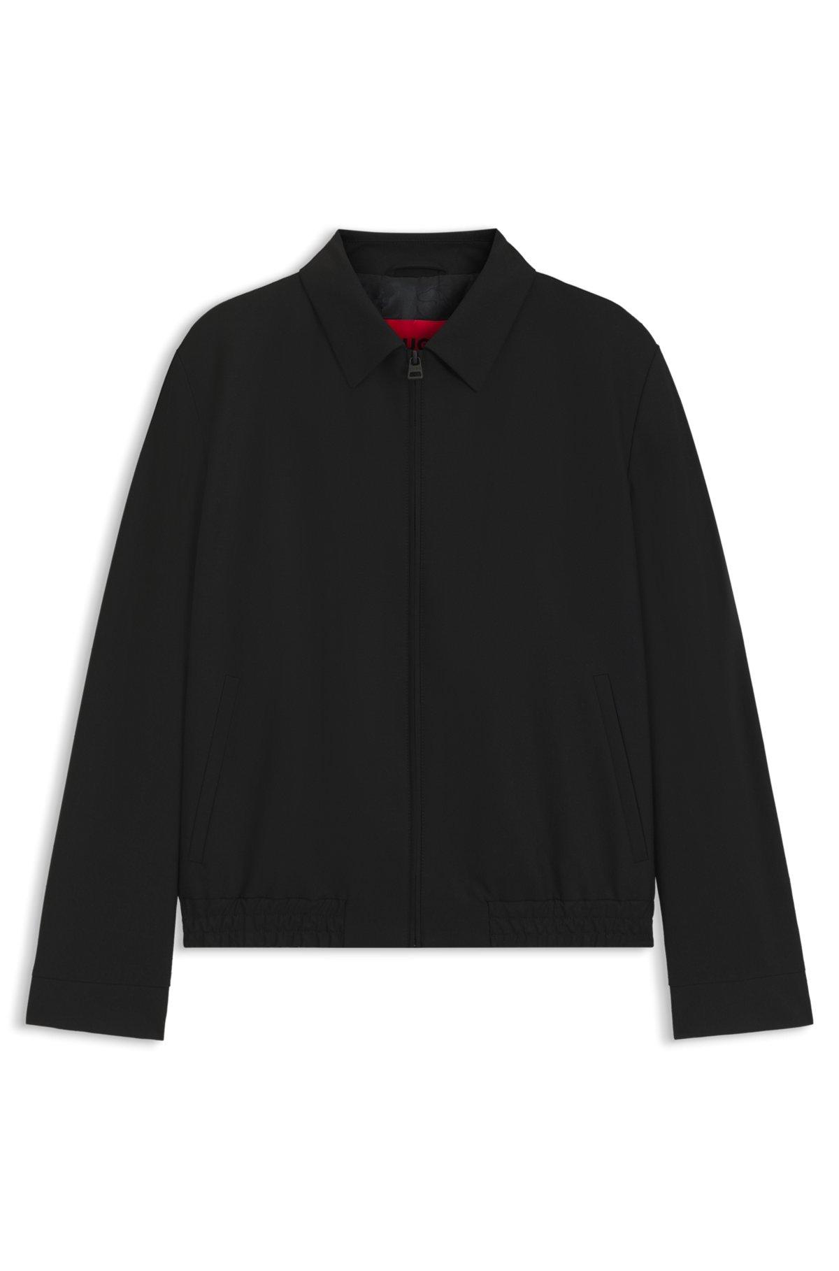 Slim-fit jacket in performance-stretch fabric Product Image